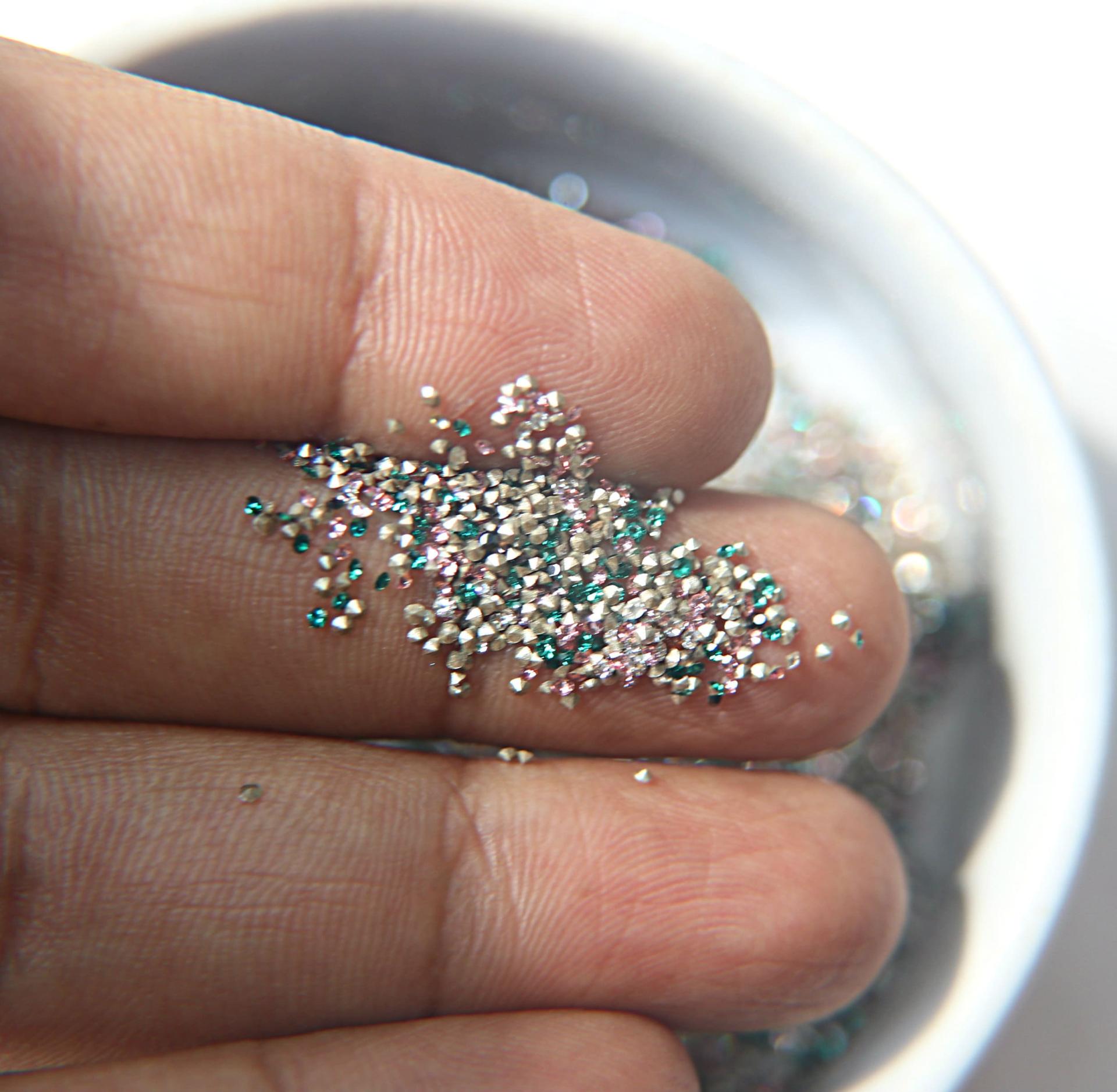 Swarovski Crystal PP3 1mm Xilion Mix COLORS 1028 Chatons 72/144/720/1440/7200 Pieces Vintage Swarovski, Crystal Clay, nail art