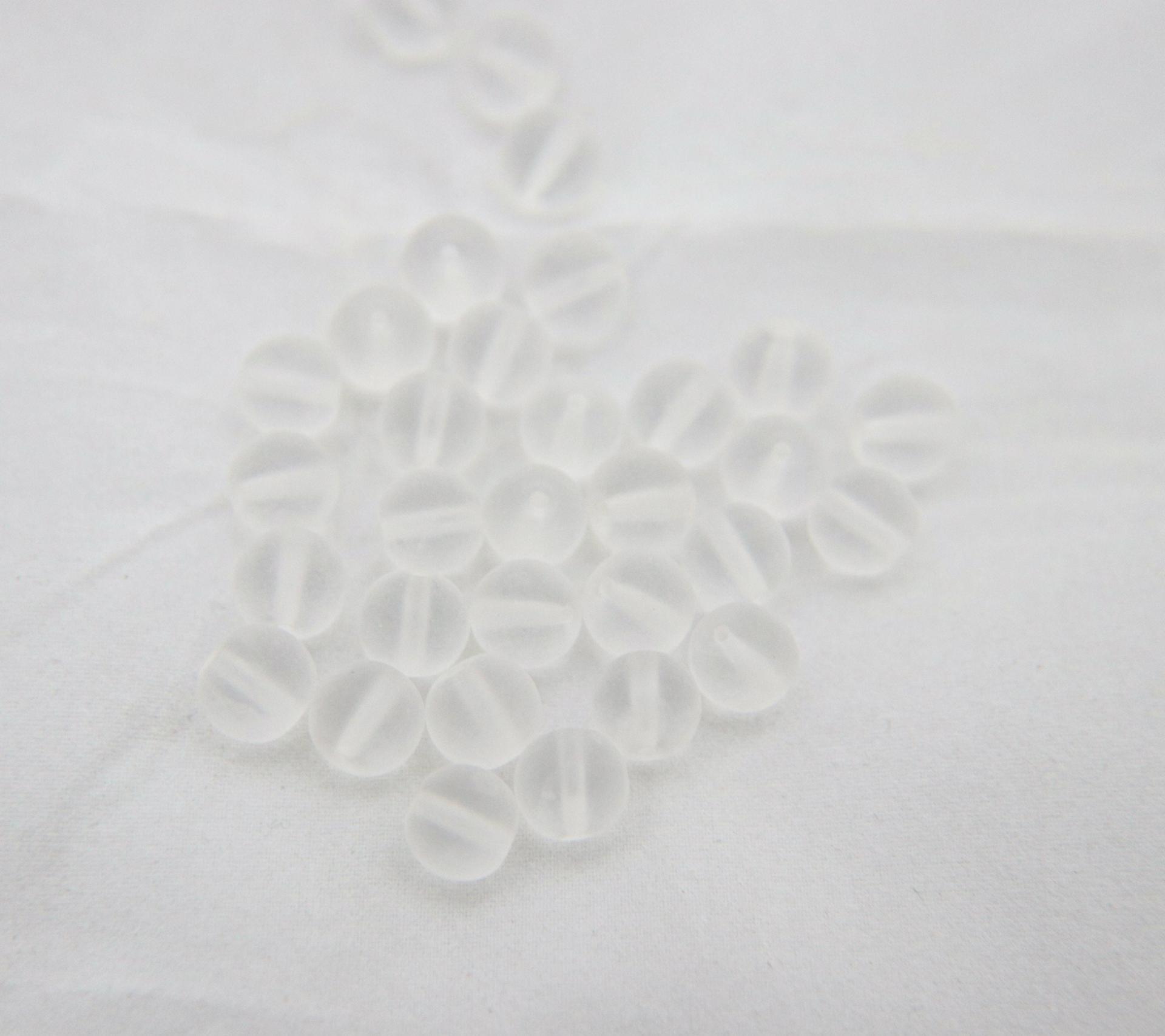 8mm Vintage Crystal Matt deco Beads 12/36/144Pieces, jewelry making, vintage findings, wedding dress embellishments, embroidery material