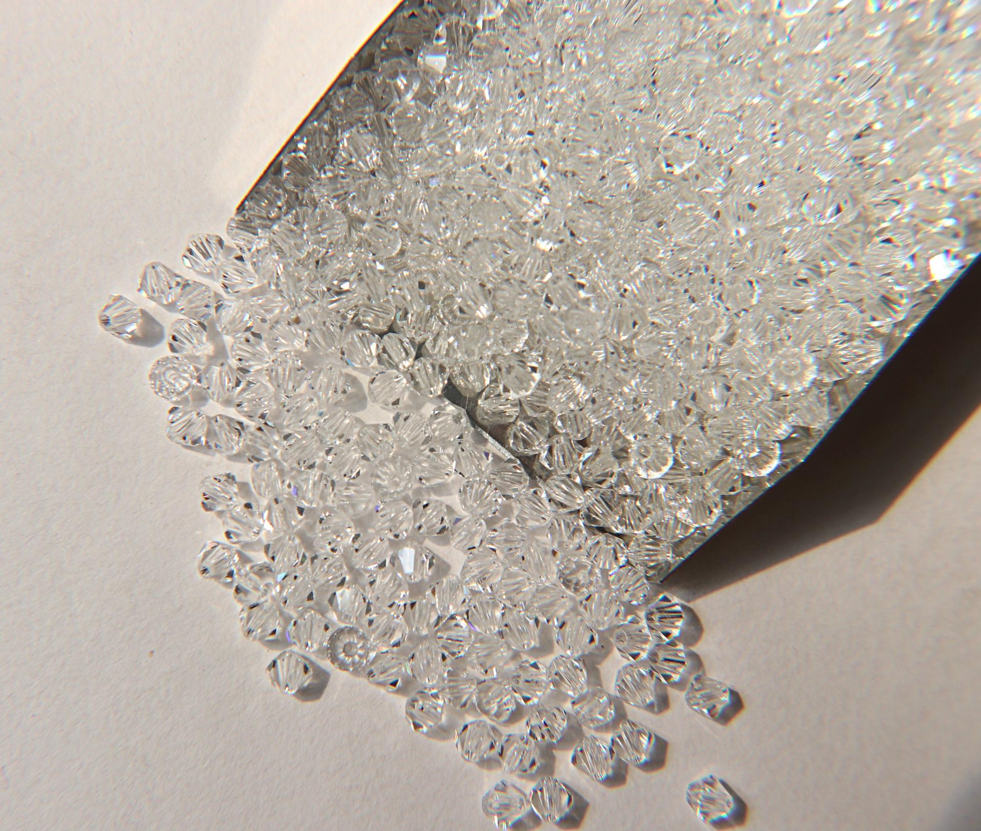 3mm Crystal Swarovski Bicone beads Cuts 72/144/432/1000 Pieces (001) Jewelry findings, embroidery materials, jewelry making, rare beads