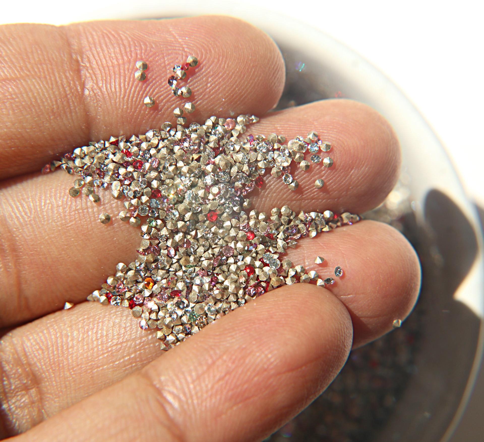 Swarovski Crystal PP4 1.2mm Xilion Mix COLORS 1028 Chatons 72/144/720/1440/7200 Pieces Vintage Swarovski, Crystal Clay, nail art