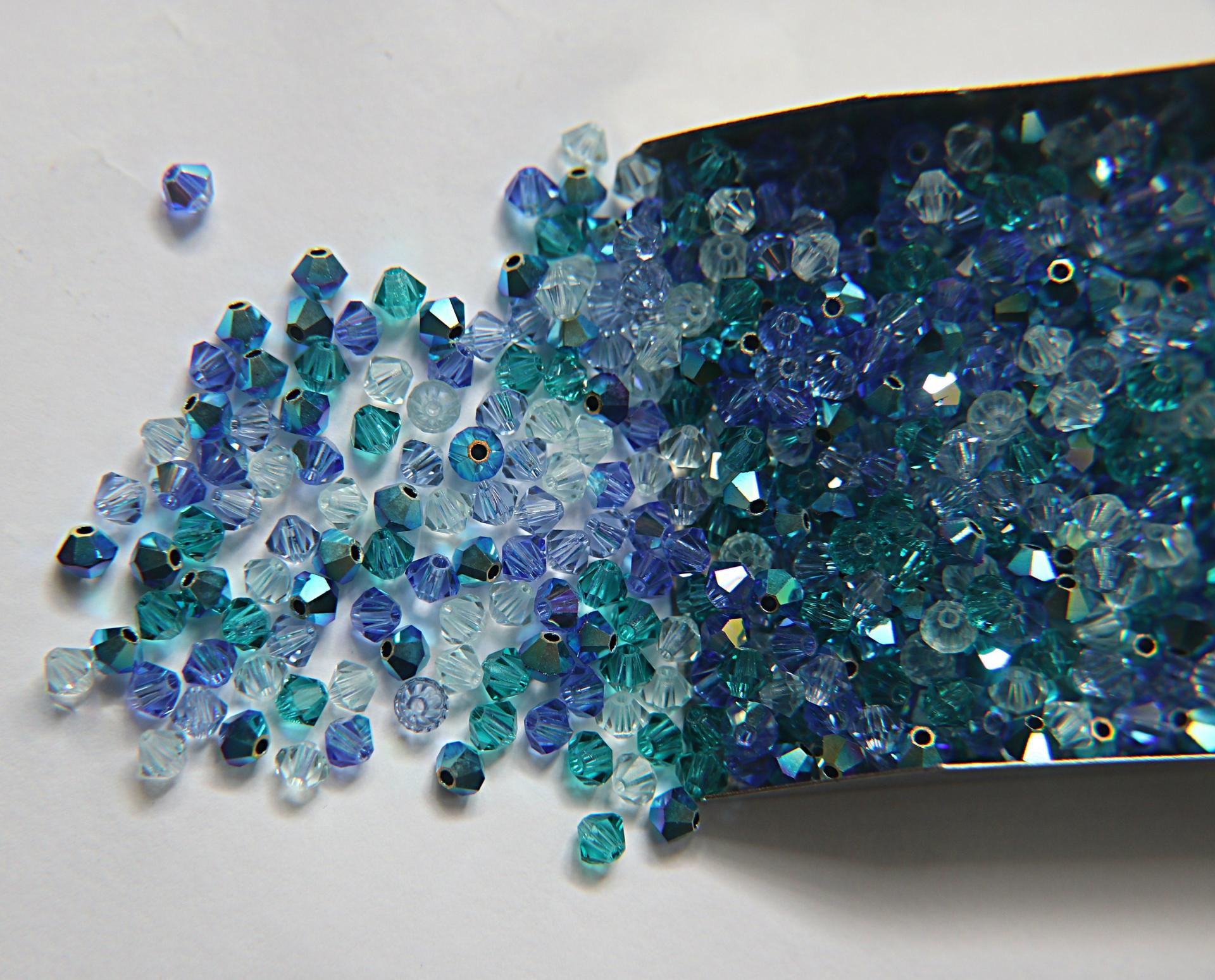 3/4 mm Tropical Breeze Designer Mixes Swarovski Bicone beads 36/72/144/432/720 Pieces loose beads mix beads, embroidery materials, decor