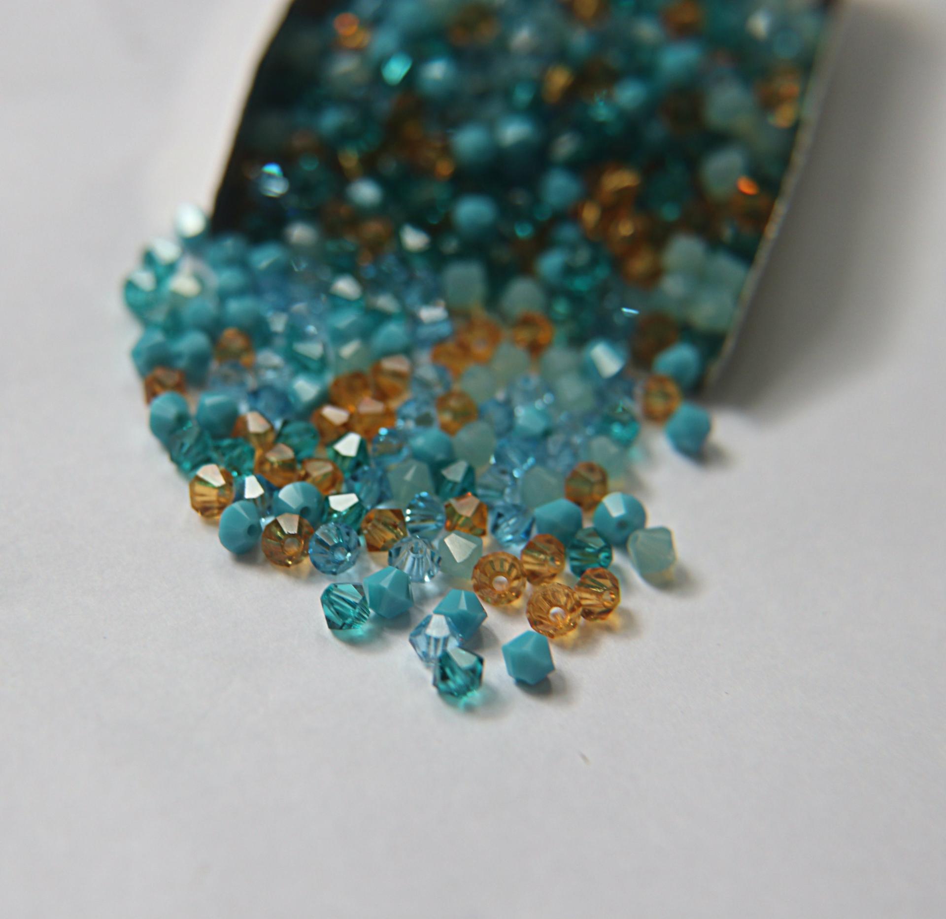 4mm Southwest Flair Designer Mixes Swarovski Bicone beads 36/72/144/432/720 Pieces loose beads mix beads, embroidery materials
