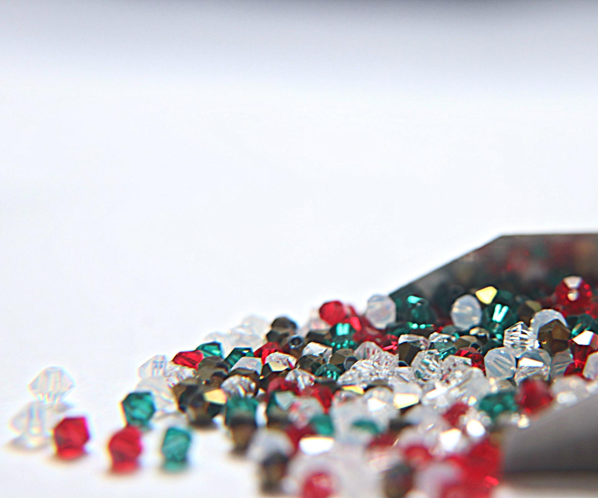 3/4 mm Candy Cane Mixes Swarovski Bicone beads 36/72/144/432/720 Pieces loose beads, mix beads, embroidery materials, craft supplies, RARE