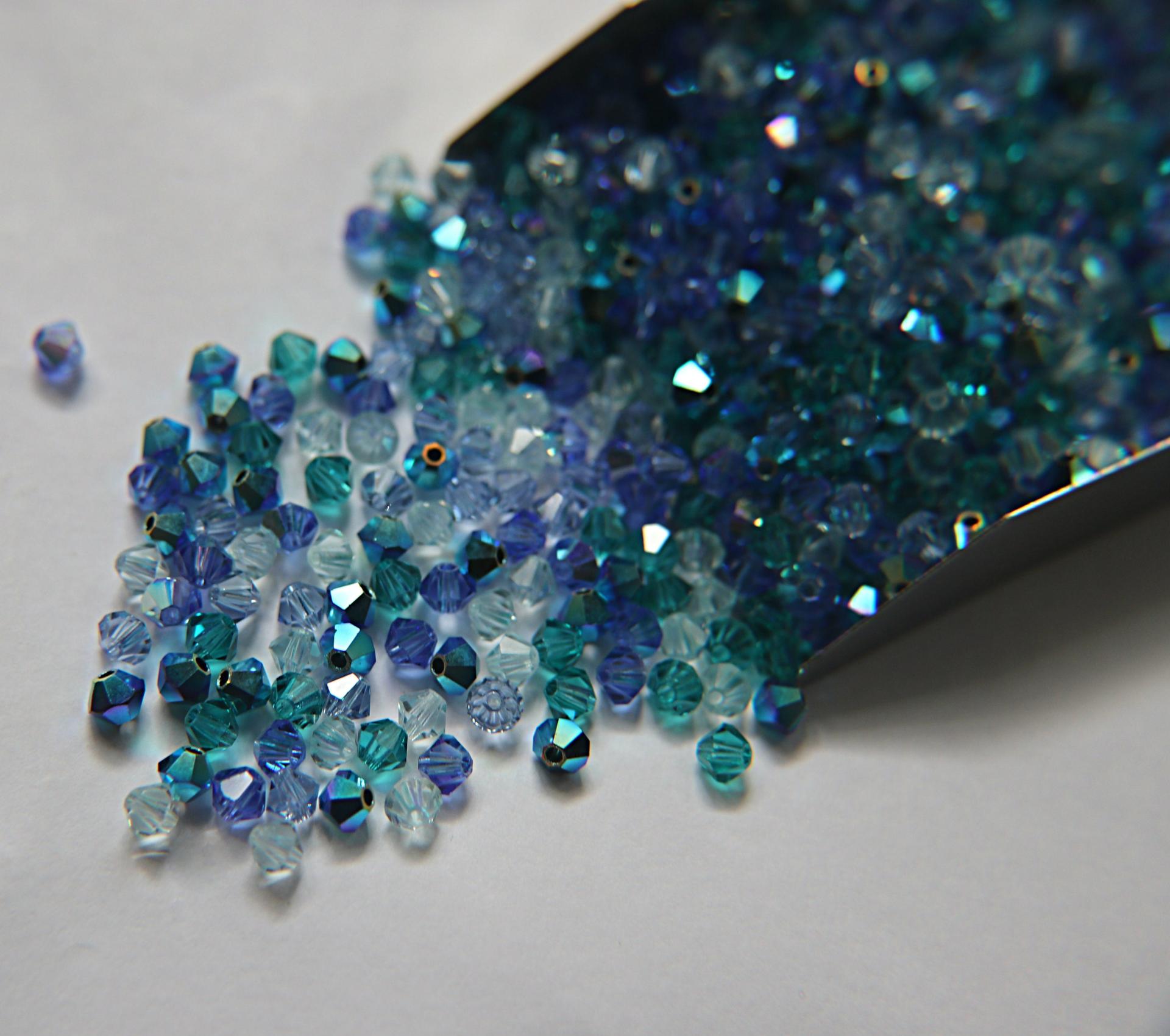 3/4 mm Tropical Breeze Designer Mixes Swarovski Bicone beads 36/72/144/432/720 Pieces loose beads mix beads, embroidery materials, decor