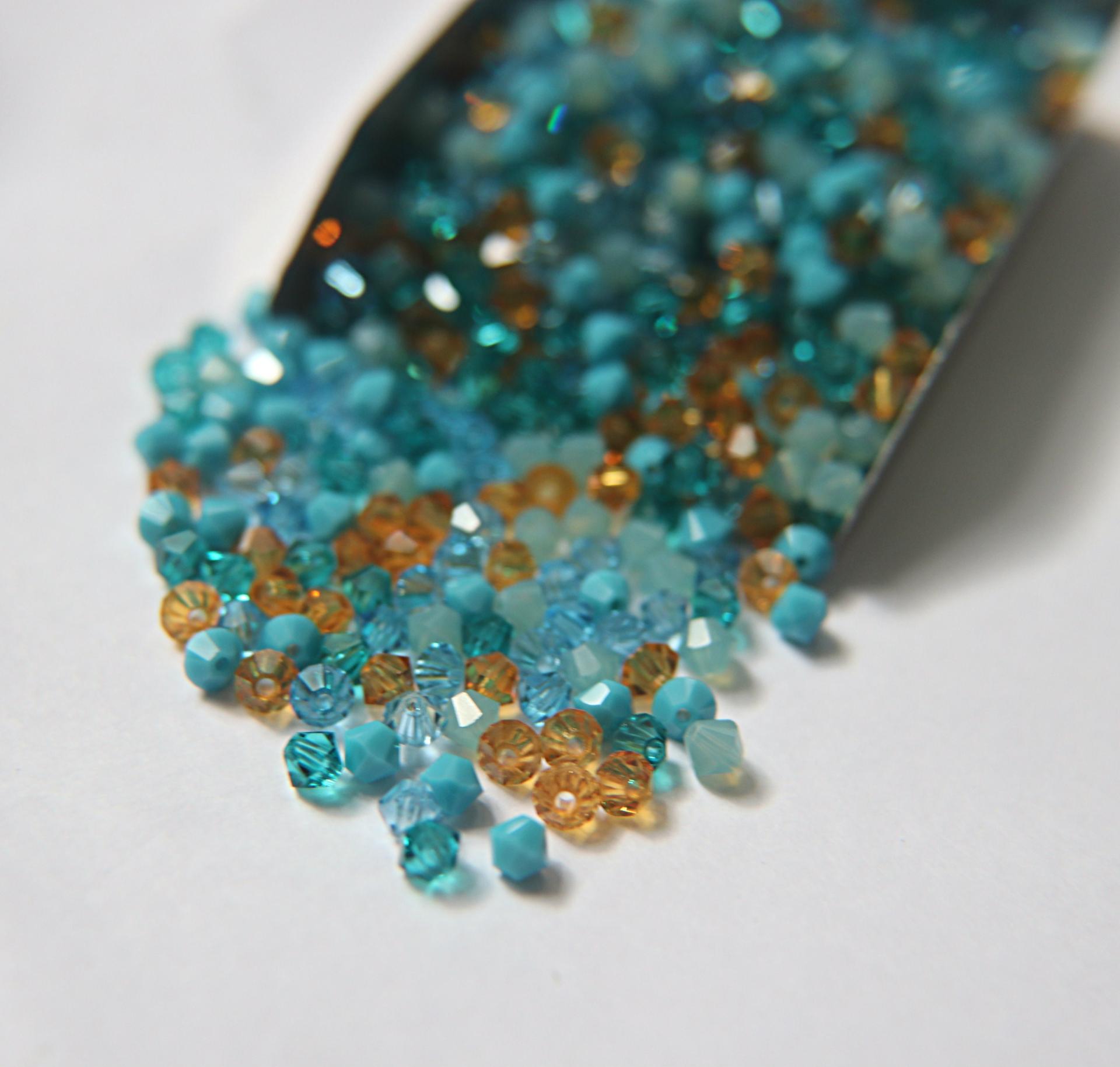 4mm Southwest Flair Designer Mixes Swarovski Bicone beads 36/72/144/432/720 Pieces loose beads mix beads, embroidery materials