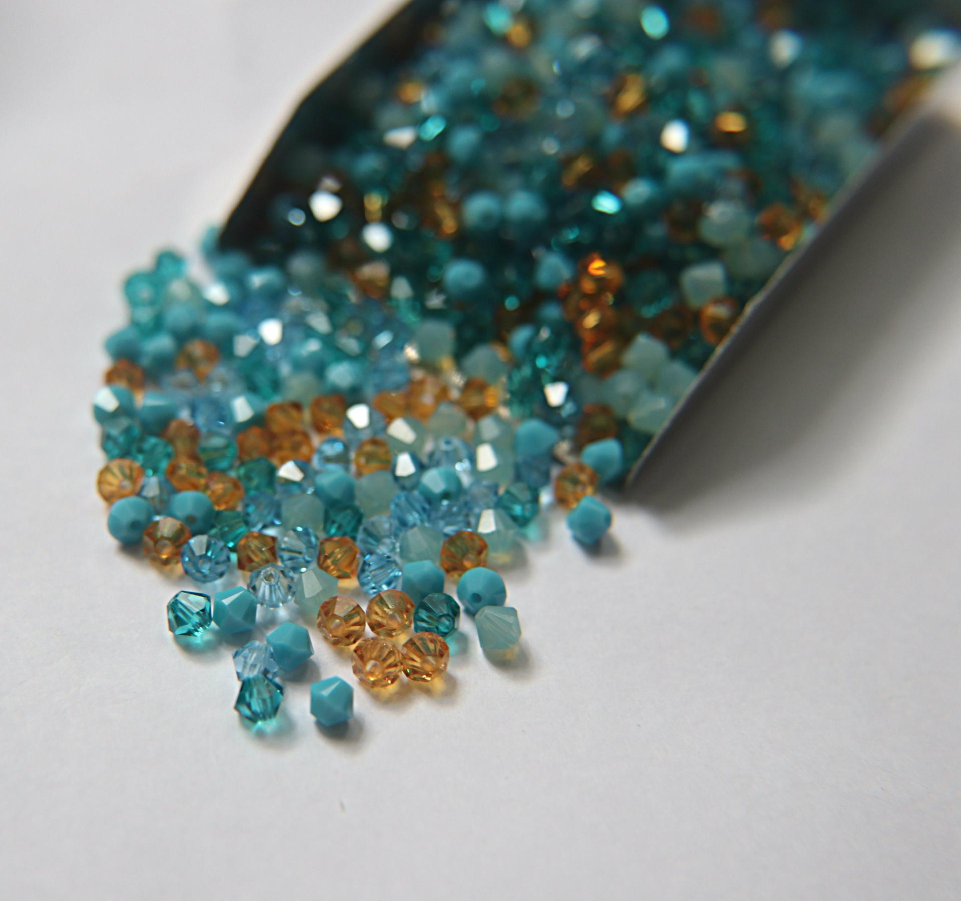 4mm Southwest Flair Designer Mixes Swarovski Bicone beads 36/72/144/432/720 Pieces loose beads mix beads, embroidery materials