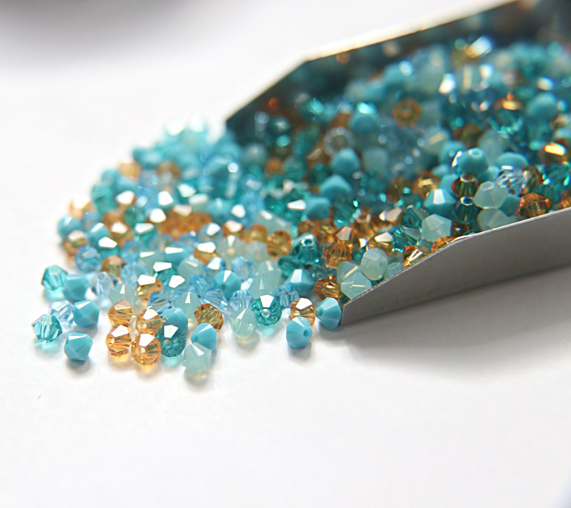 4mm Southwest Flair Designer Mixes Swarovski Bicone beads 36/72/144/432/720 Pieces loose beads mix beads, embroidery materials