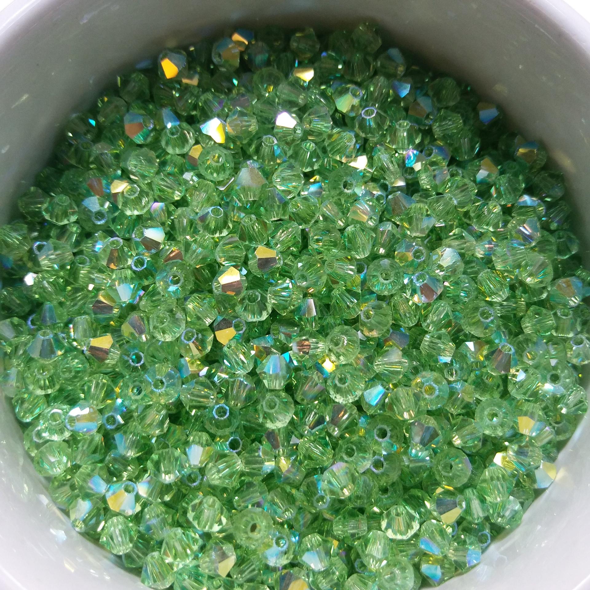 5mm Aurore Boreale Swarovski Bicone (12 colors) rainbow beads 3600 Pieces wedding embellishments, embroidery materials