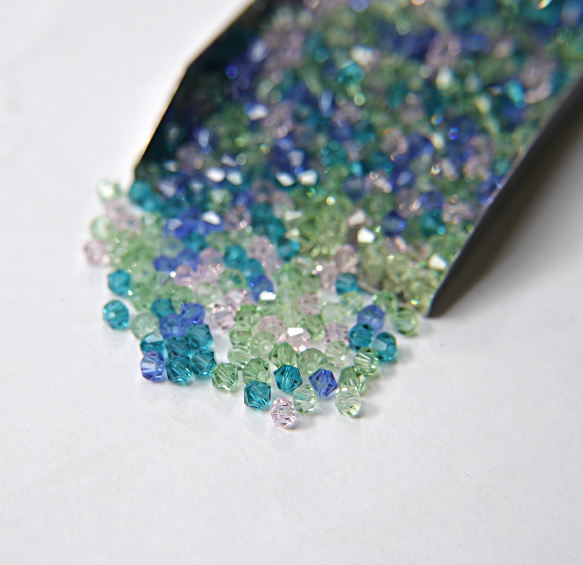 3/4mm Wow Designer Mixes Swarovski Bicone beads 36/72/144/432/720 Pieces loose beads, mix beads, embroidery materials, craft supplies