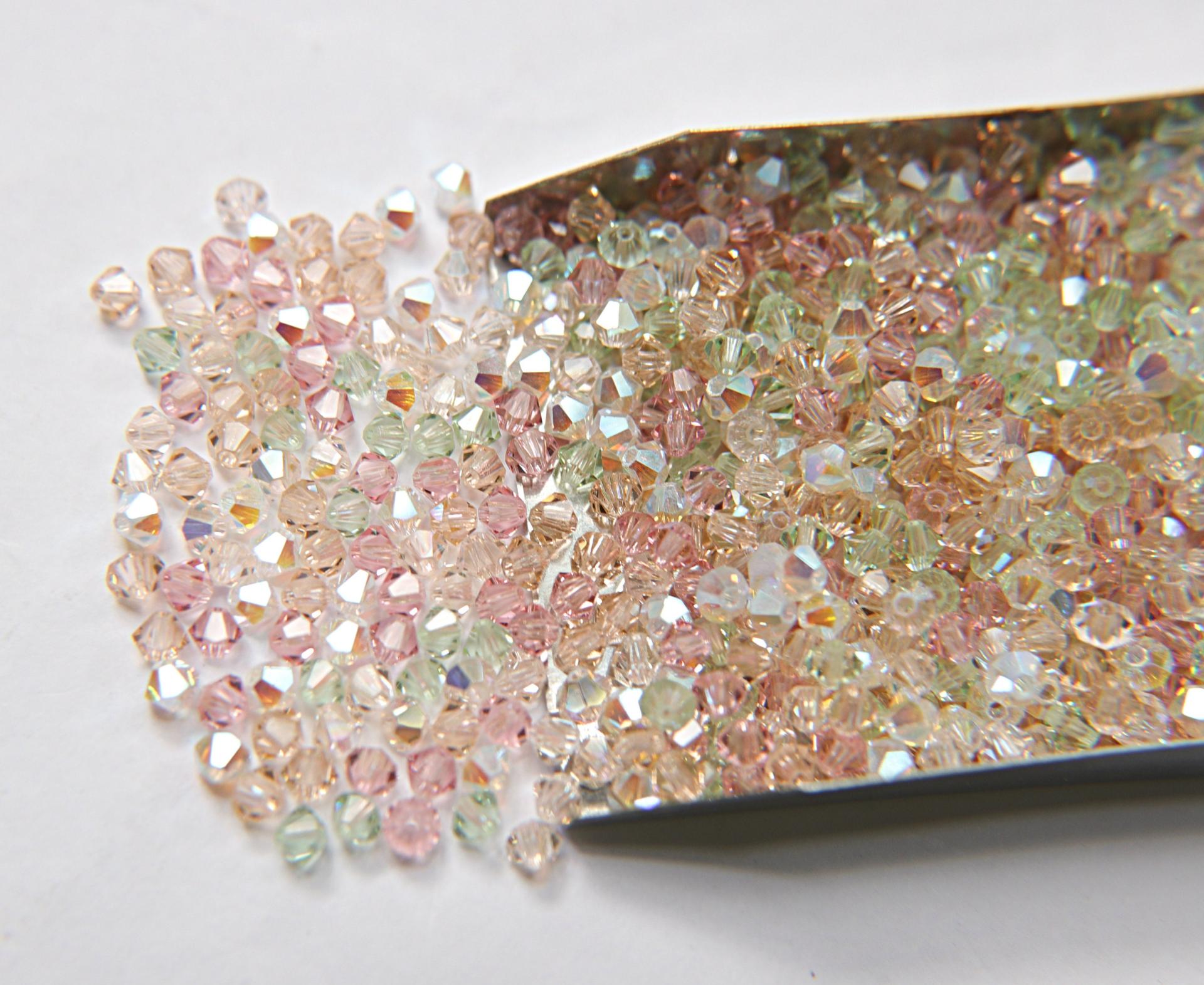 4mm Echium Designer Mixes Swarovski Bicone beads 36/72/144/432/720 Pieces loose beads, mix beads, embroidery materials, rare craft supplies