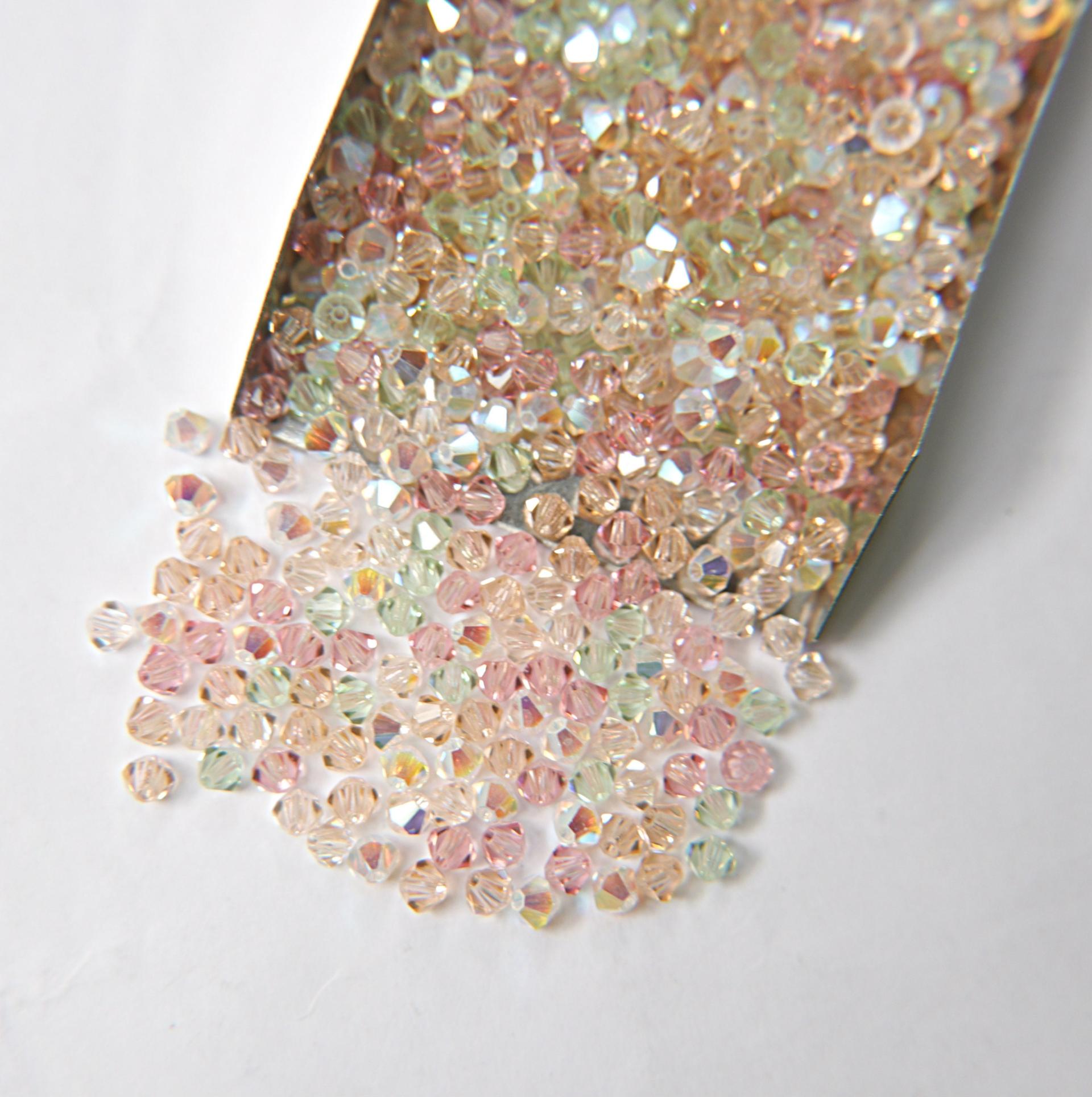 4mm Echium Designer Mixes Swarovski Bicone beads 36/72/144/432/720 Pieces loose beads, mix beads, embroidery materials, rare craft supplies