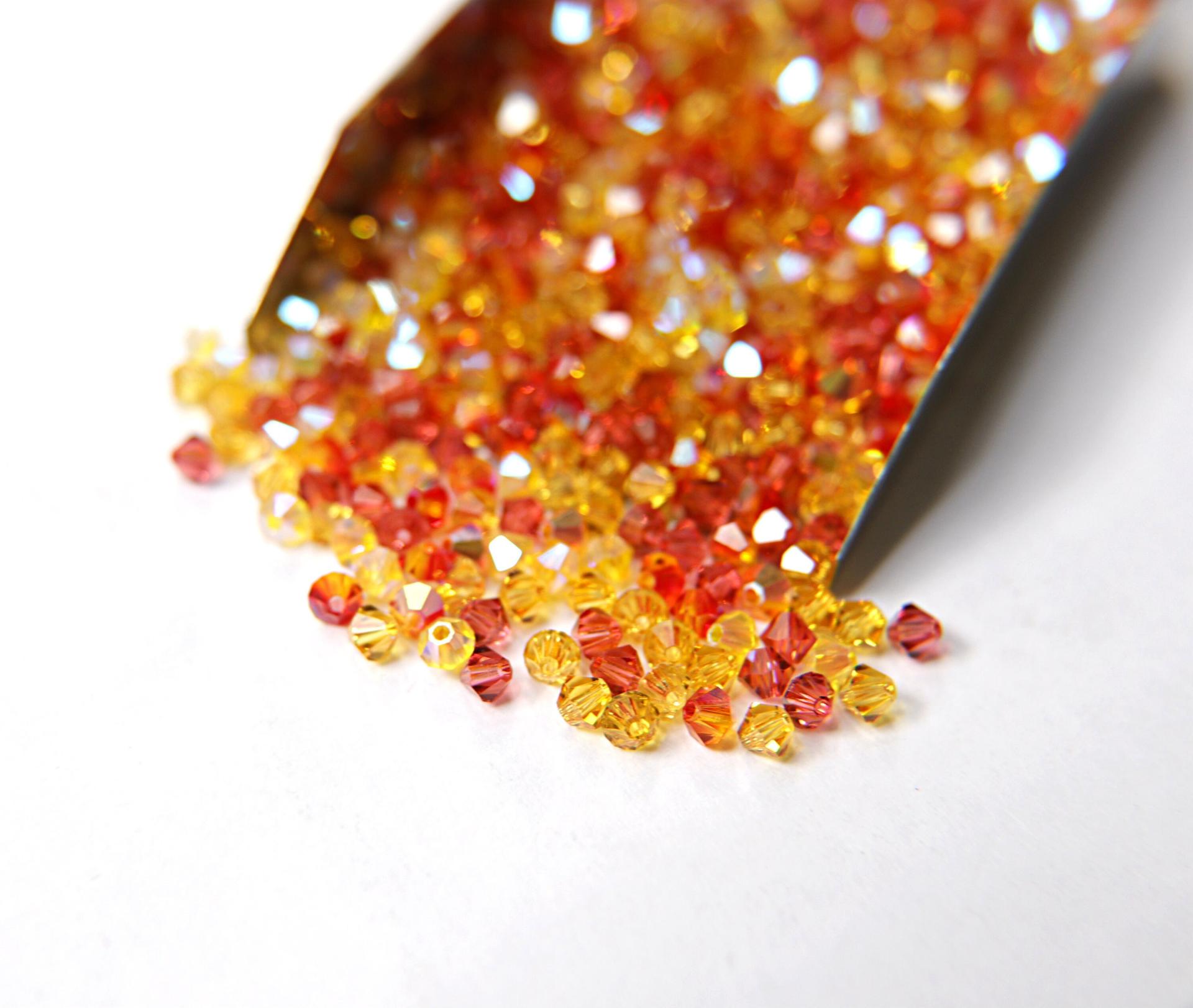4mm Alstromeria Designer Mixes Swarovski Bicone beads 36/72/144/432/720 Pieces loose beads, mix beads, embroidery materials, craft supplies