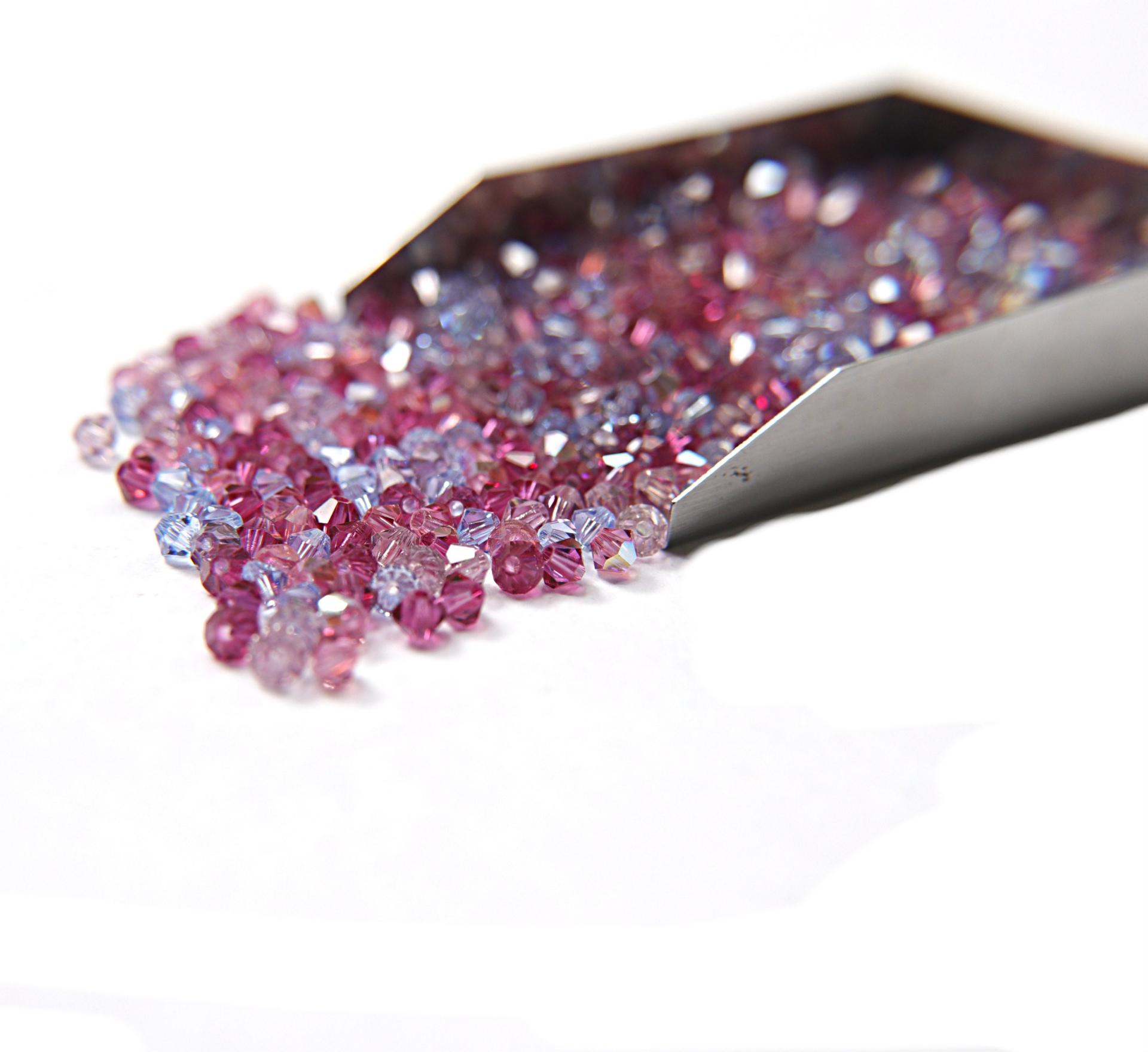 3/4mm Statice Designer Mixes Swarovski Bicone beads 36/72/144/432/720 Pieces loose beads, mix beads, embroidery materials, craft supplies