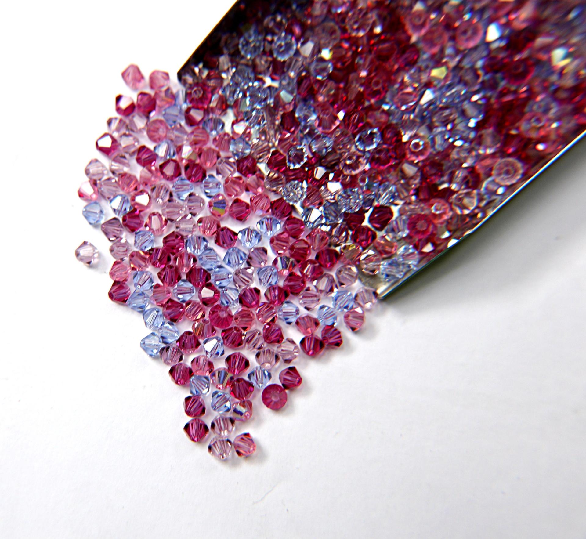 3/4mm Statice Designer Mixes Swarovski Bicone beads 36/72/144/432/720 Pieces loose beads, mix beads, embroidery materials, craft supplies