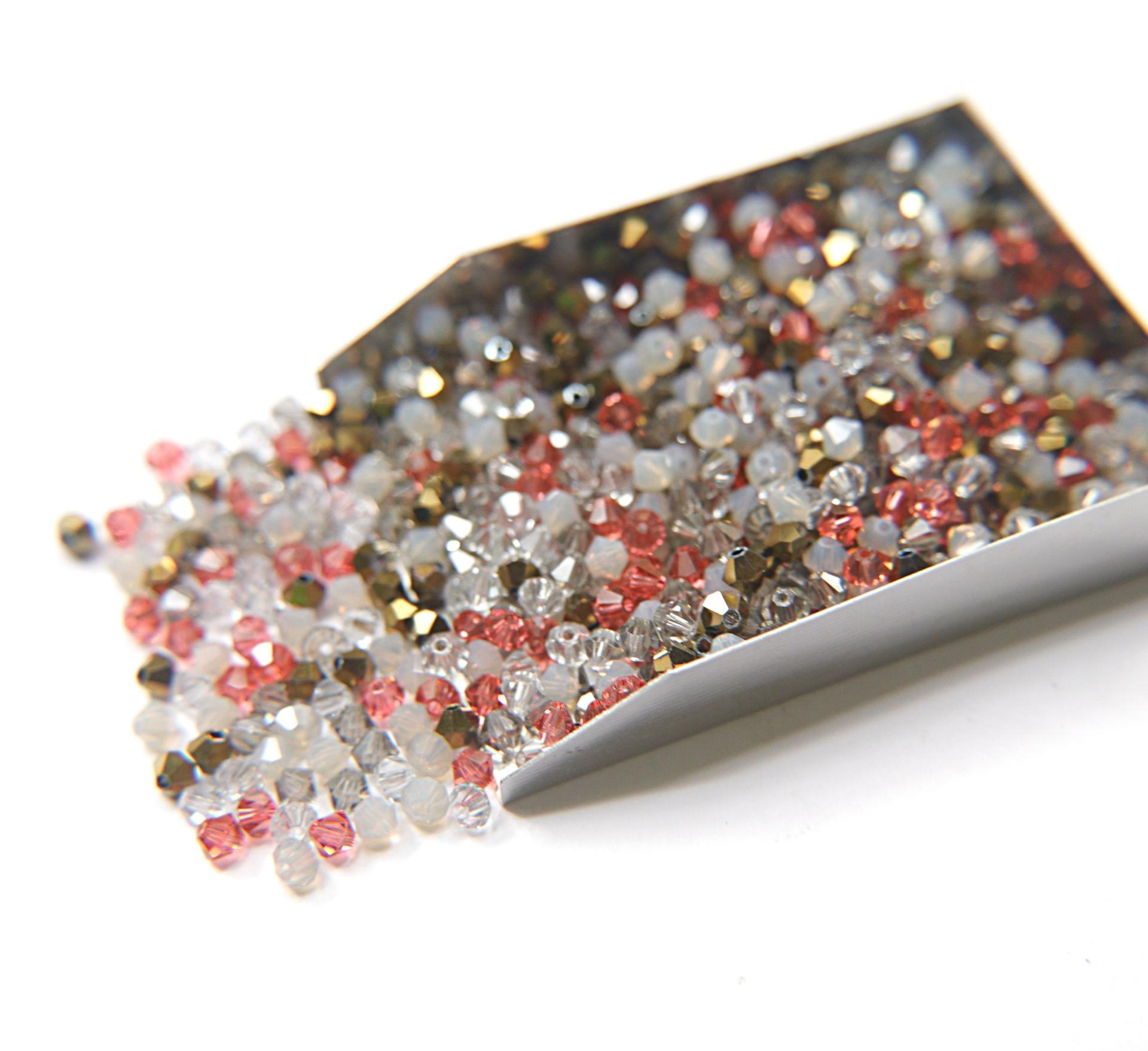 4mm Castor Bean Designer Mixes Swarovski Bicone beads 36/72/144/432/720 Pieces loose beads, mix beads, embroidery materials, craft supplies