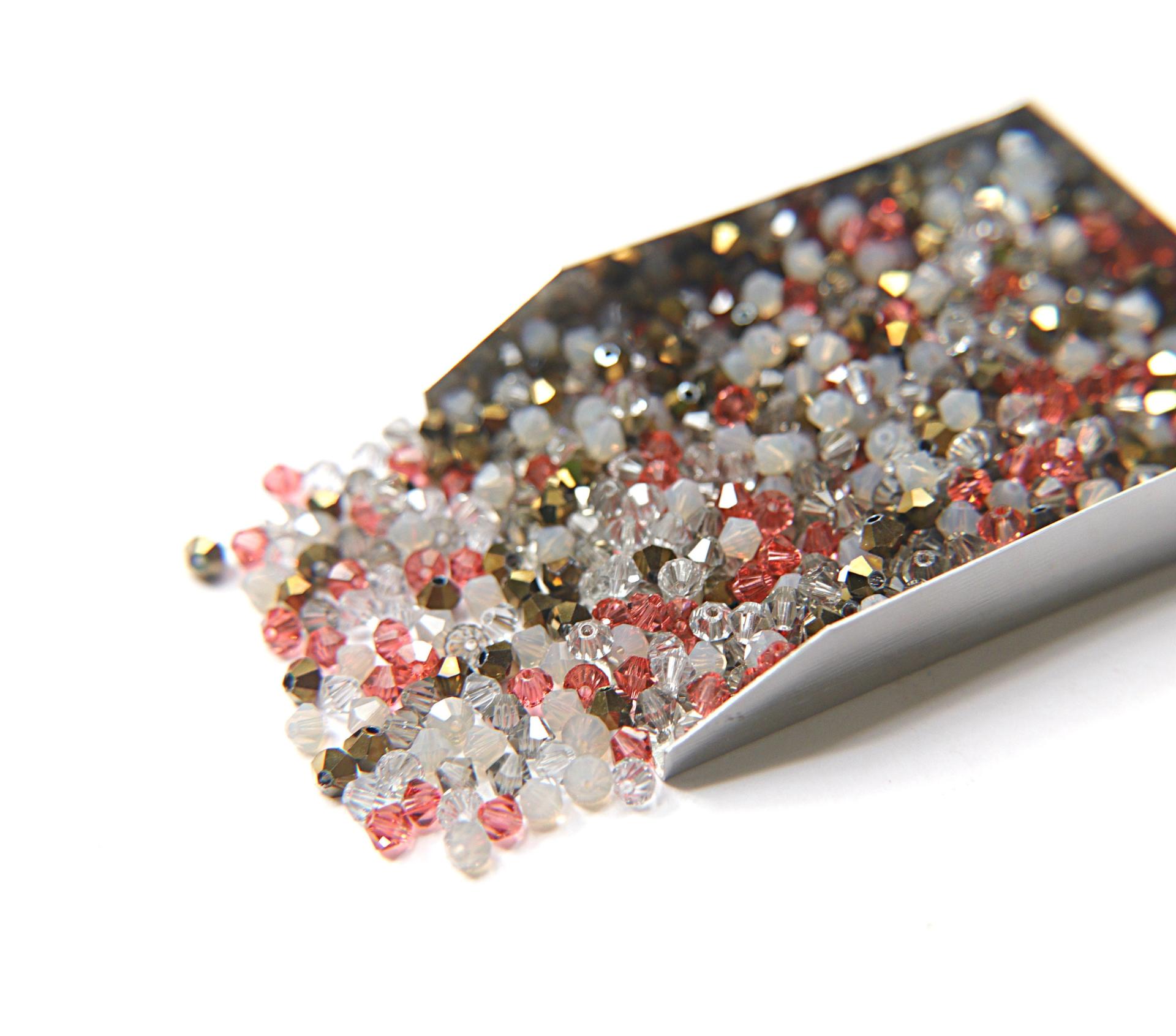 4mm Castor Bean Designer Mixes Swarovski Bicone beads 36/72/144/432/720 Pieces loose beads, mix beads, embroidery materials, craft supplies