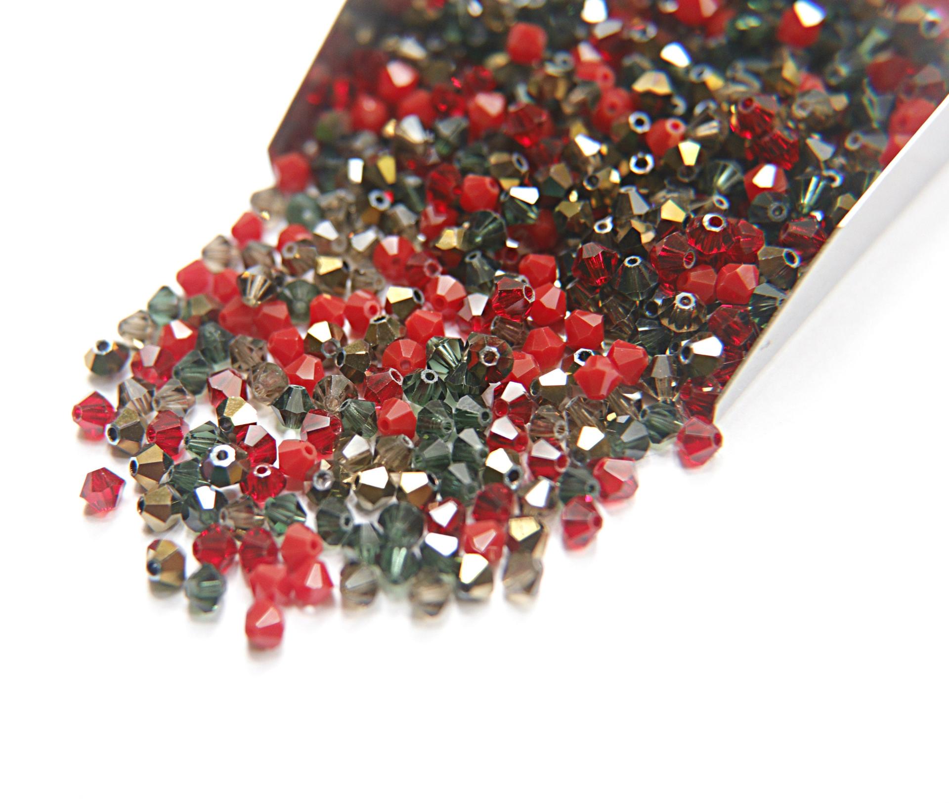 4mm Trillium Designer Mixes Swarovski Bicone beads 36/72/144/432/720 Pieces loose beads, mix beads, embroidery materials, craft supplies