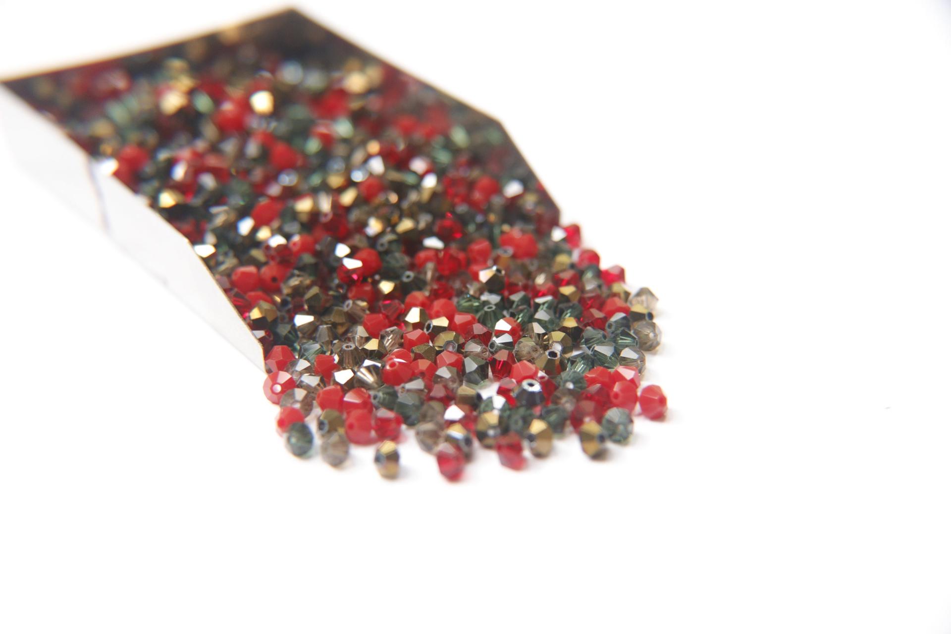 4mm Trillium Designer Mixes Swarovski Bicone beads 36/72/144/432/720 Pieces loose beads, mix beads, embroidery materials, craft supplies