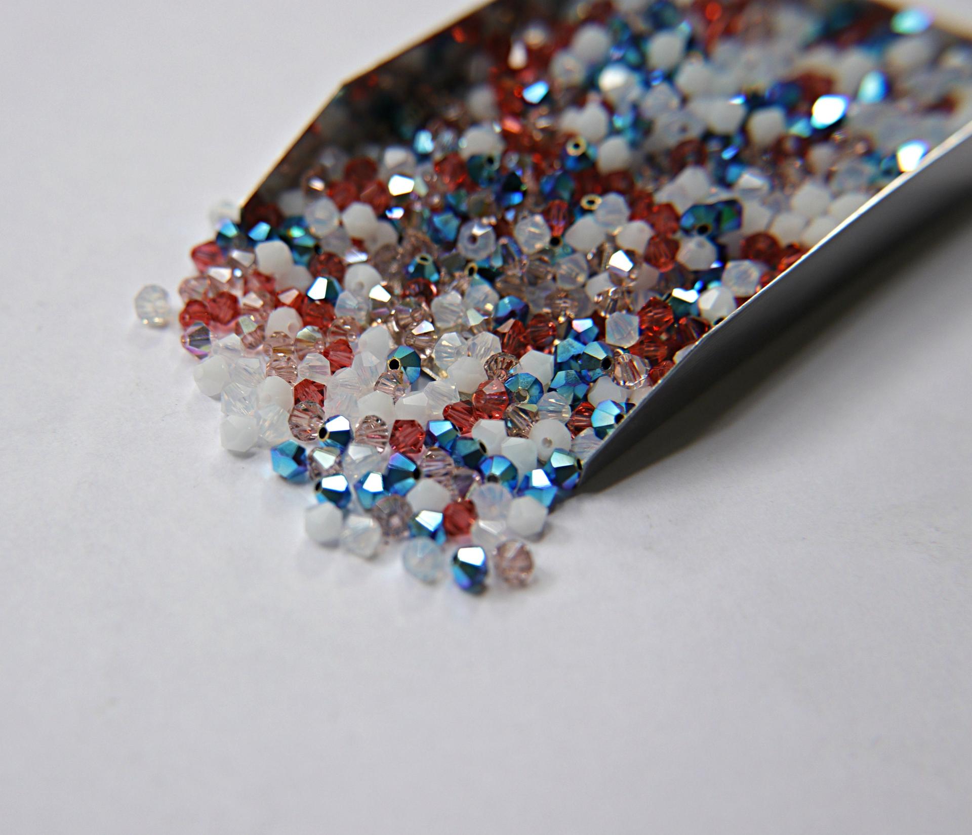 4mm Paradise Designer Mixes Swarovski Bicone beads 36/72/144/432/720 Pieces loose beads, mix beads, embroidery materials, craft supplies