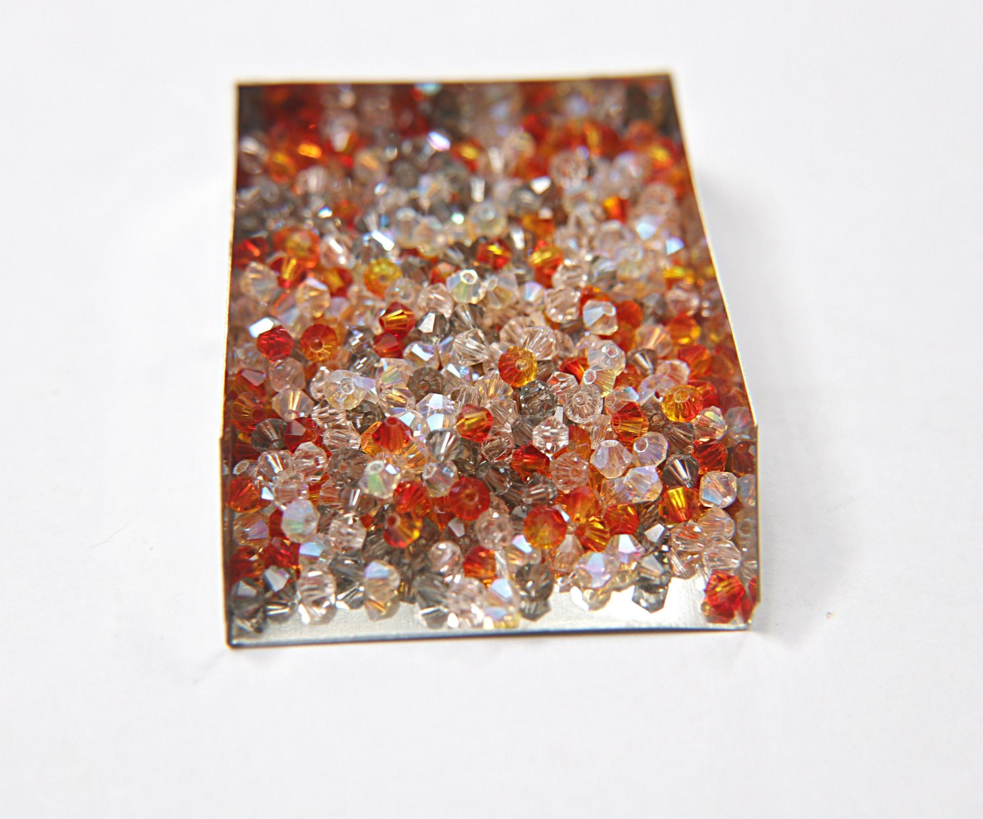 4mm Ranunculus Designer Mixes Swarovski Bicone beads 36/72/144/432/720 Pieces loose beads, mix beads, embroidery materials, craft supplies
