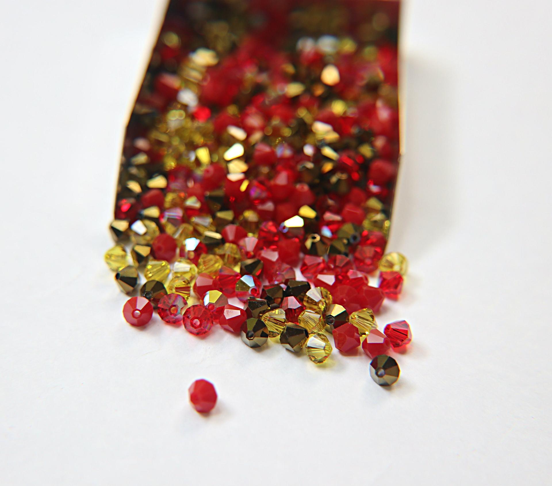 5mm Dragon Designer Mixes Swarovski Bicone beads 12/36/72/144/432/720 Pieces jewelry making, embroidery materials, mix beads, carft supply