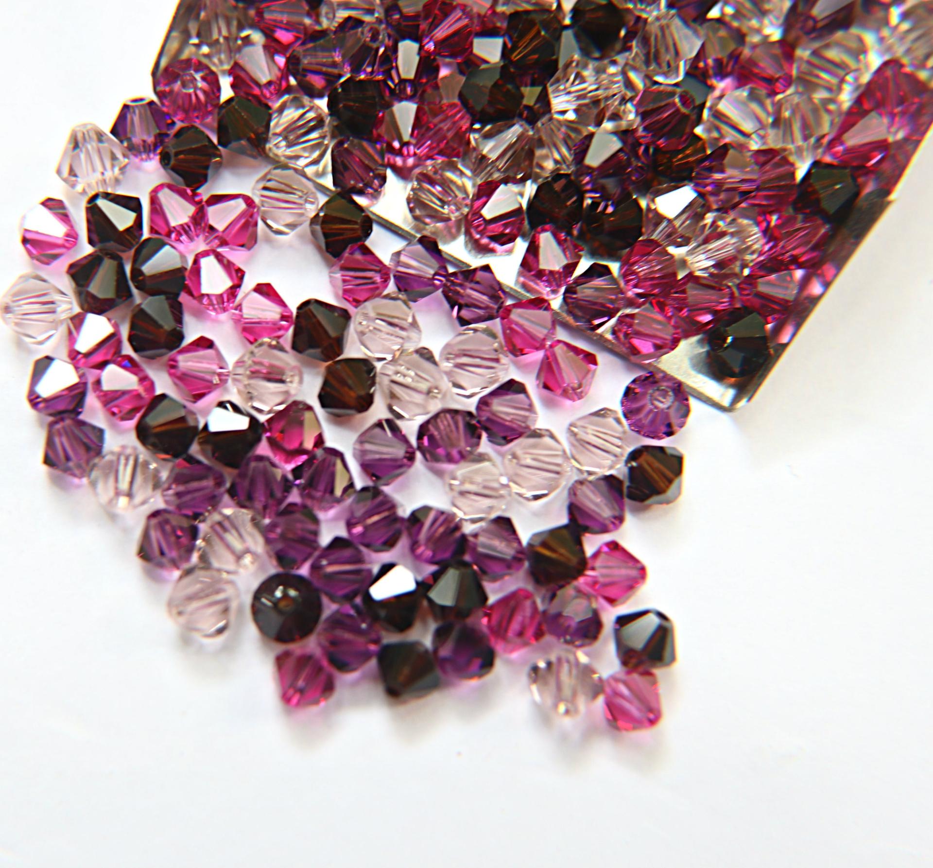 5mm Meadow Designer Mixes Swarovski Bicone beads 12/36/72/144/432/720 Pieces jewelry making, embroidery materials, mix beads, craft supply