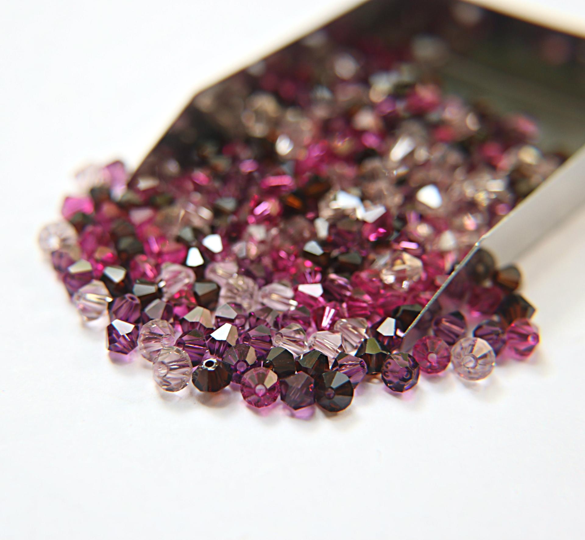 5mm Meadow Designer Mixes Swarovski Bicone beads 12/36/72/144/432/720 Pieces jewelry making, embroidery materials, mix beads, craft supply