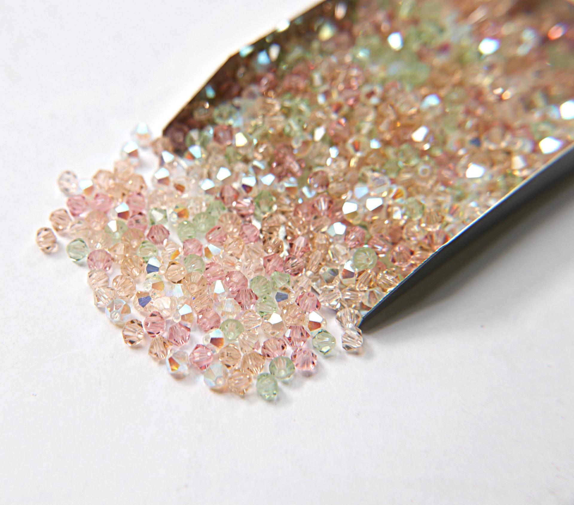4mm Echium Designer Mixes Swarovski Bicone beads 36/72/144/432/720 Pieces loose beads, mix beads, embroidery materials, rare craft supplies