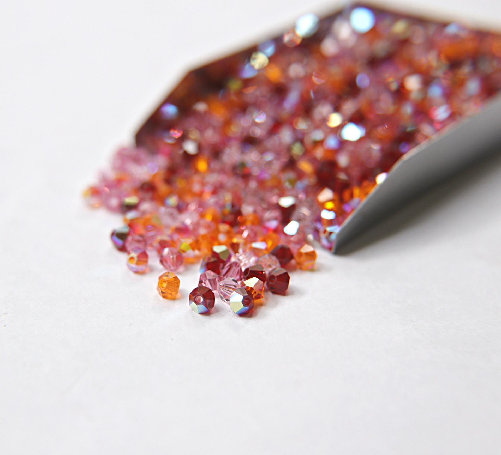 4mm Rondeletia Designer Mixes Swarovski Bicone beads 36/72/144/432/720 Pieces loose beads, mix beads, embroidery materials, craft supplies