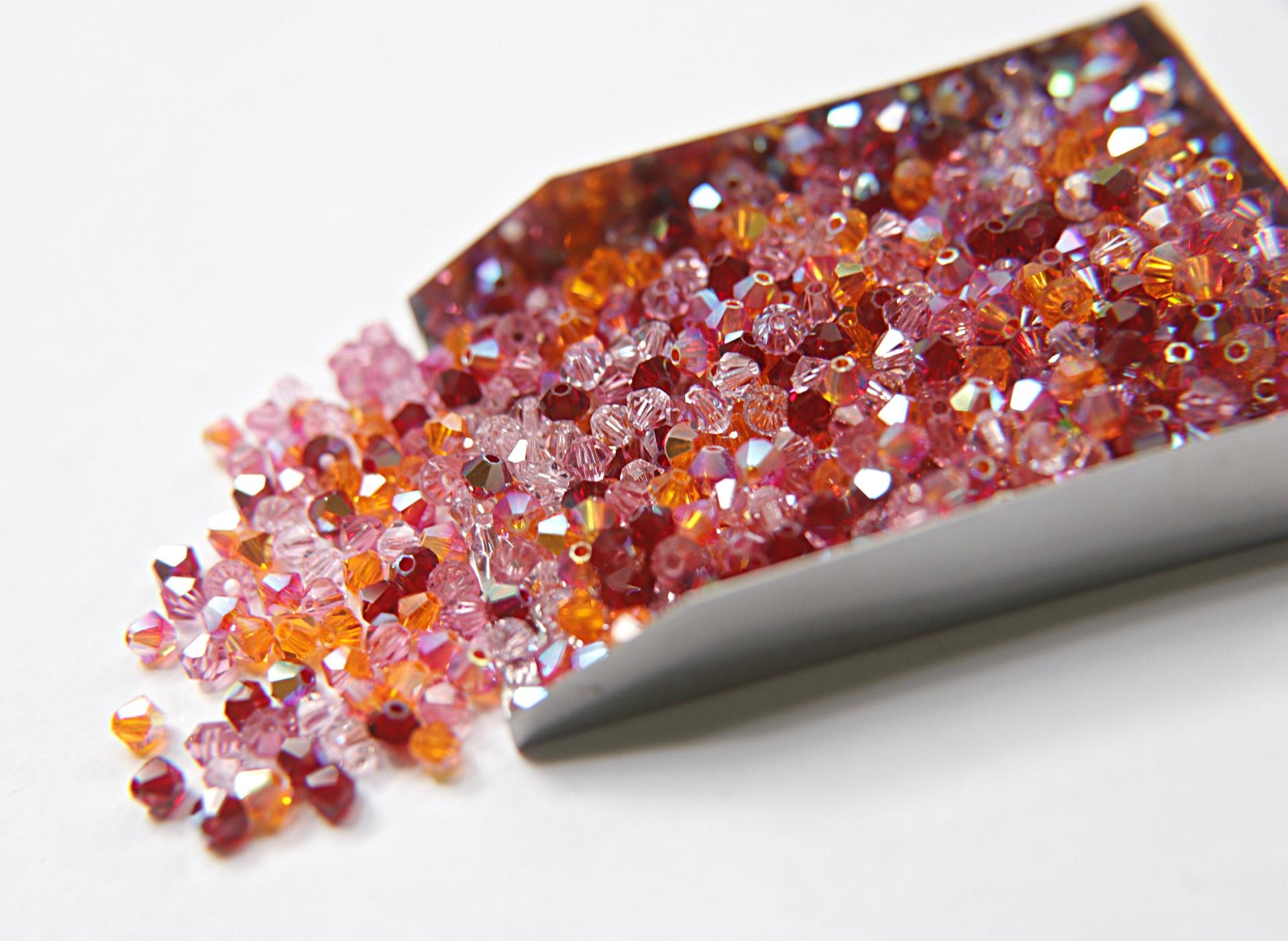 4mm Rondeletia Designer Mixes Swarovski Bicone beads 36/72/144/432/720 Pieces loose beads, mix beads, embroidery materials, craft supplies