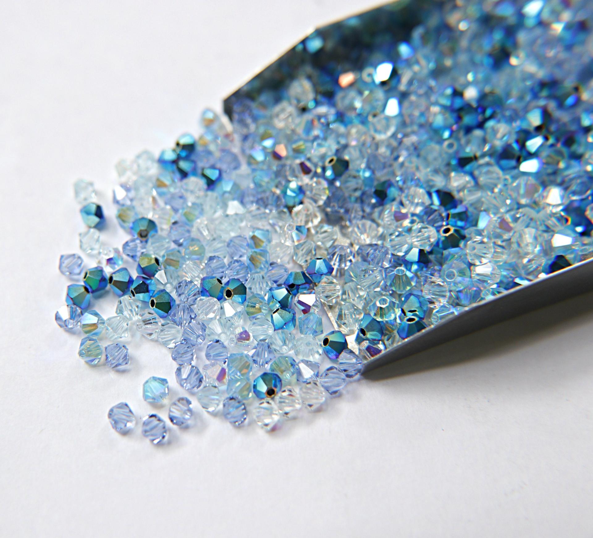 4mm Leadwort Designer Mixes Swarovski Bicone beads 36/72/144/432/720 Pieces loose beads, mix beads, embroidery materials, craft supplies