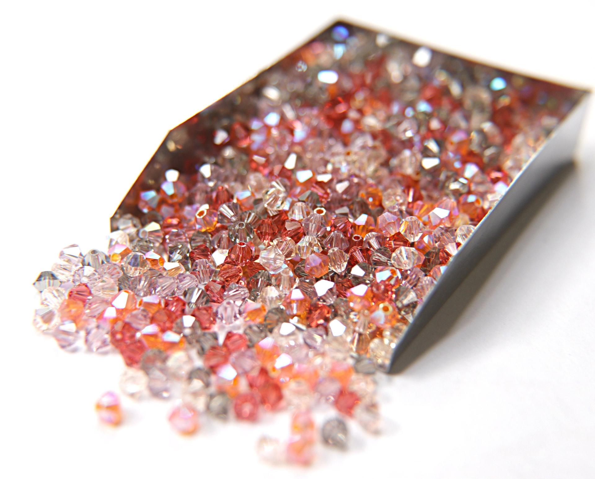 4mm Tulip Designer Mixes Swarovski Bicone beads 36/72/144/432/720 Pieces loose beads, mix rare beads, embroidery materials, craft supplies