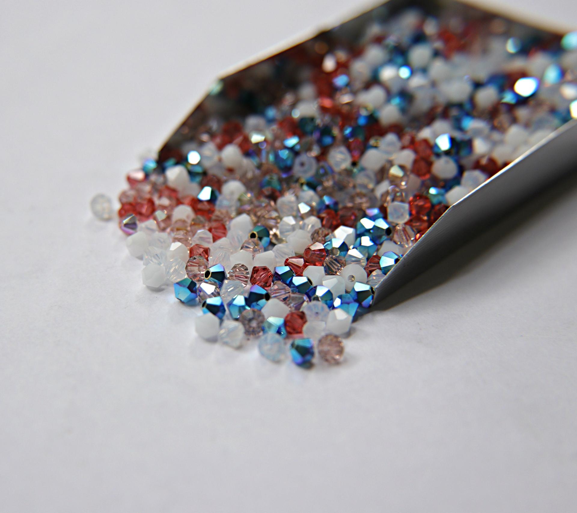 4mm Paradise Designer Mixes Swarovski Bicone beads 36/72/144/432/720 Pieces loose beads, mix beads, embroidery materials, craft supplies