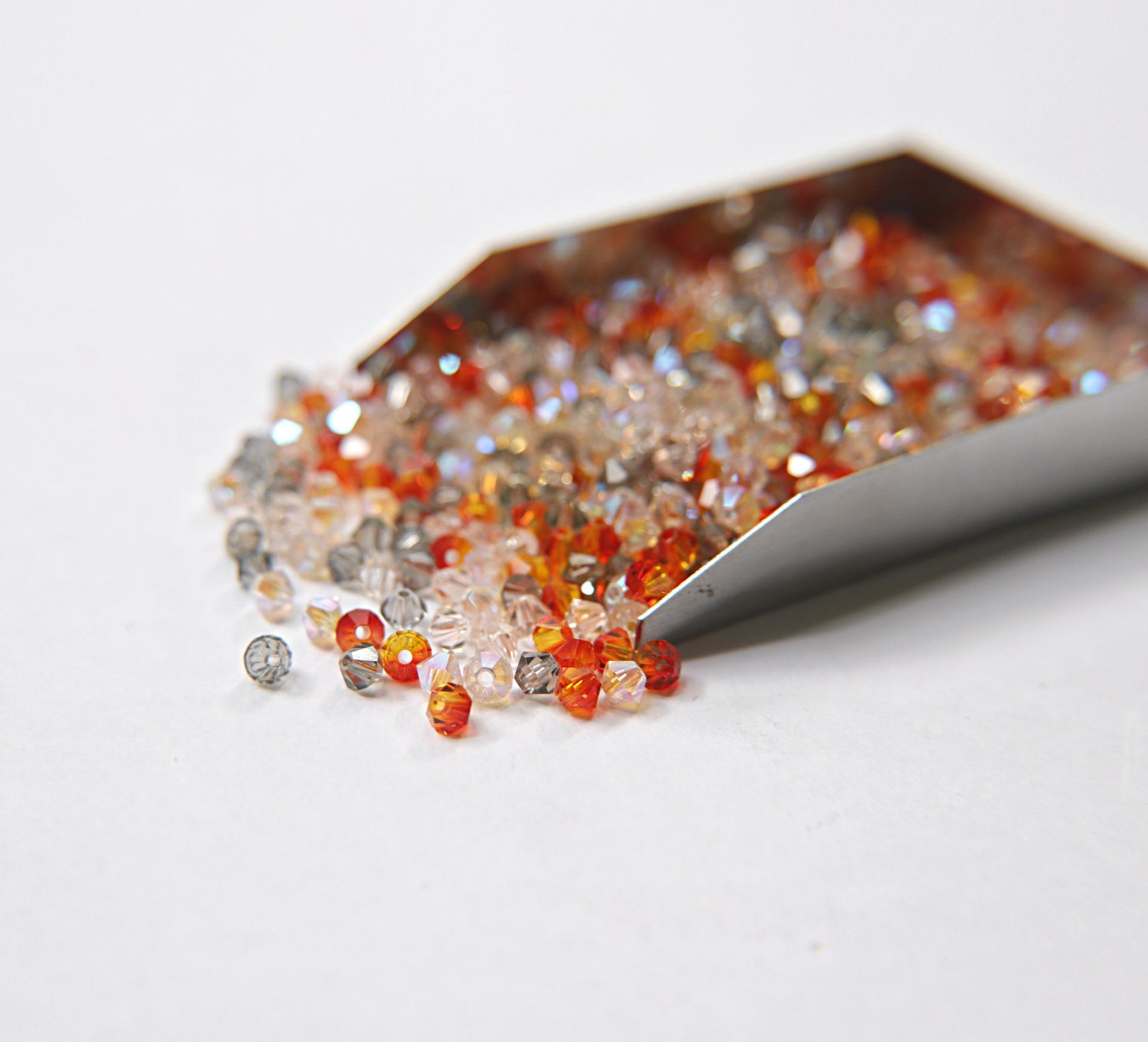 4mm Ranunculus Designer Mixes Swarovski Bicone beads 36/72/144/432/720 Pieces loose beads, mix beads, embroidery materials, craft supplies