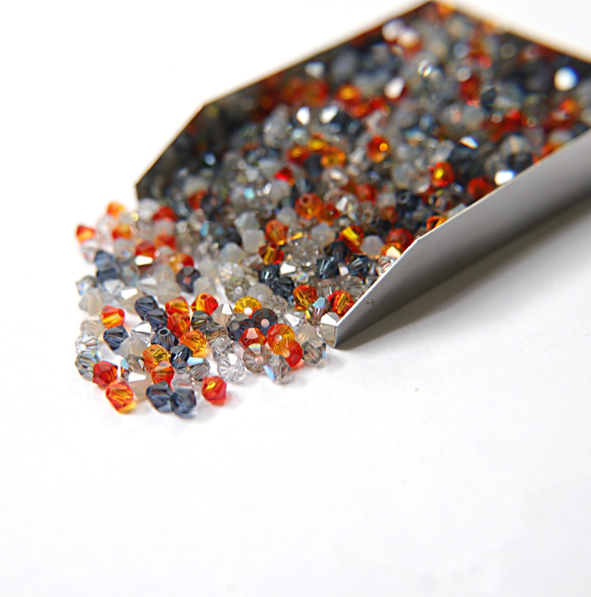 4mm Dusky Sky Designer Mixes Swarovski Bicone beads 36/72/144/432/720 Pieces loose beads, mix beads, embroidery materials, craft supplies