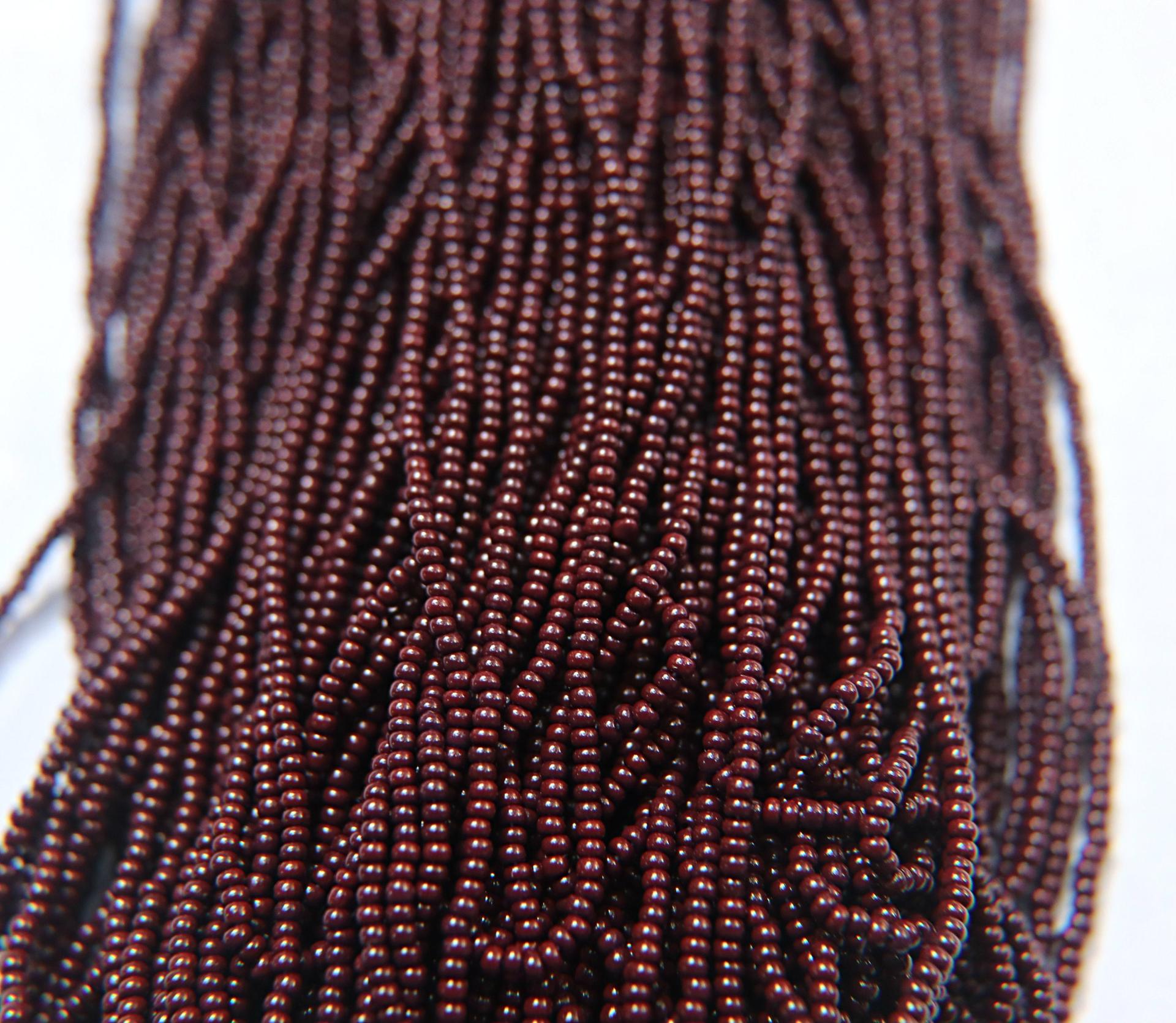11/0 Czech Seed Bead Dark Brown Opaque 1/5/25/50/100 Full hanks Preciosa Ornella loose beads, mix beads, embroidery materials, craft supply