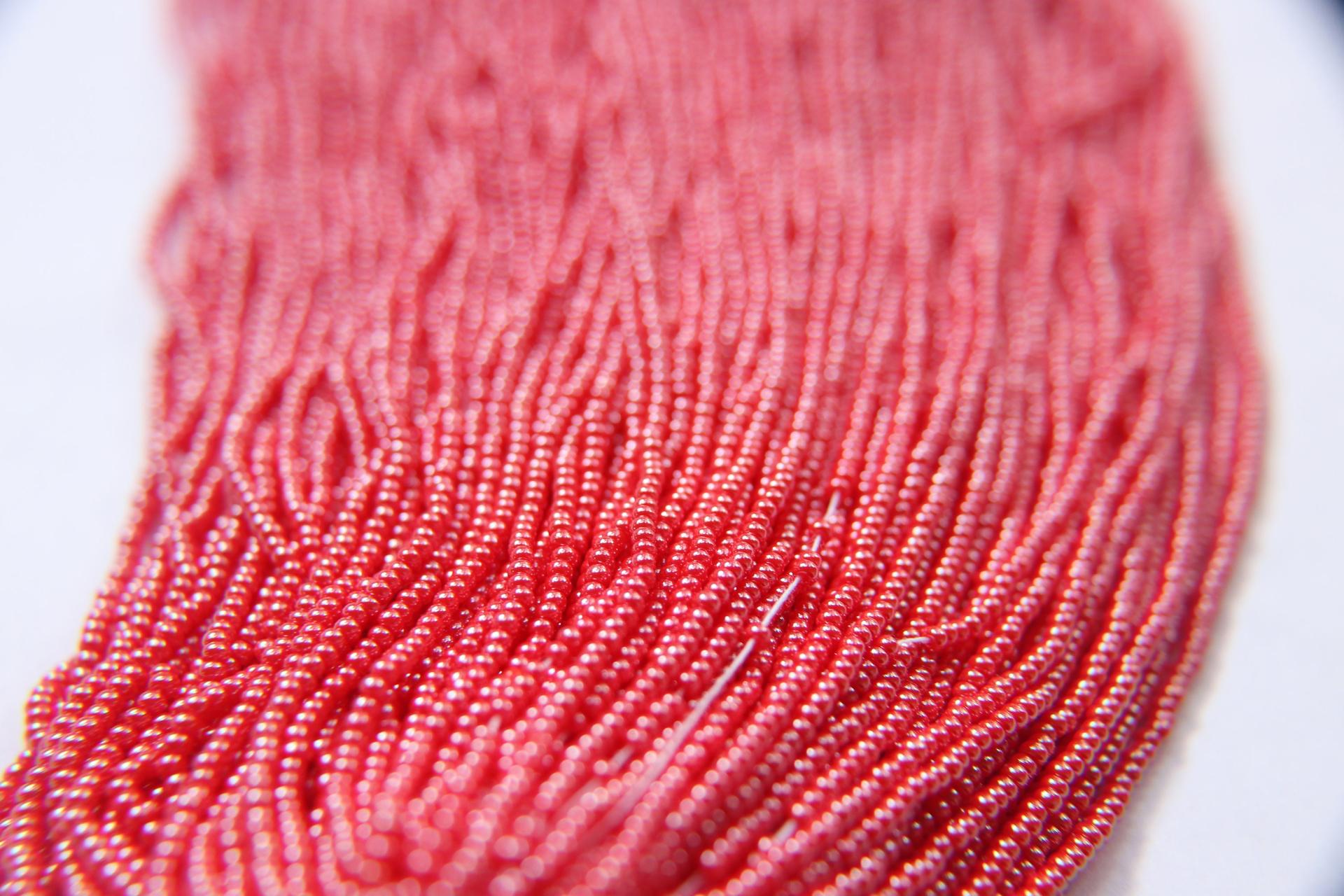 11/0 Czech Seed Bead Pearl Red 1/5/25/50/100 Full hanks Preciosa Ornella loose beads, mix beads, embroidery materials, NATIVE supplies