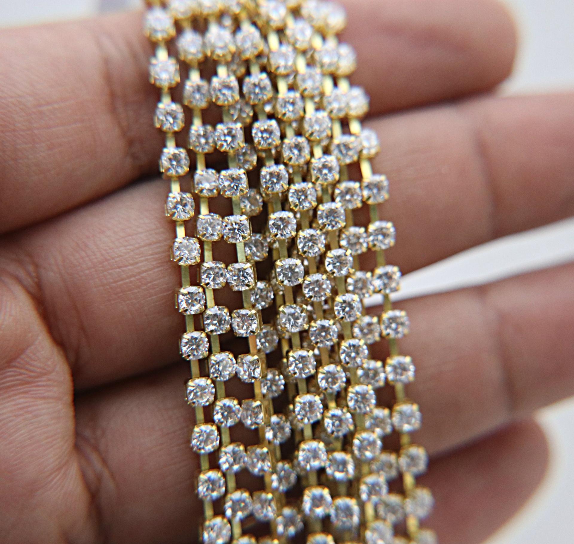 6ss/12ss Clear Cubic zirconium diamond Rhinestone 0.5/1/2/5 Meters Brass Settings embroidery materials, craft findings, embellishments