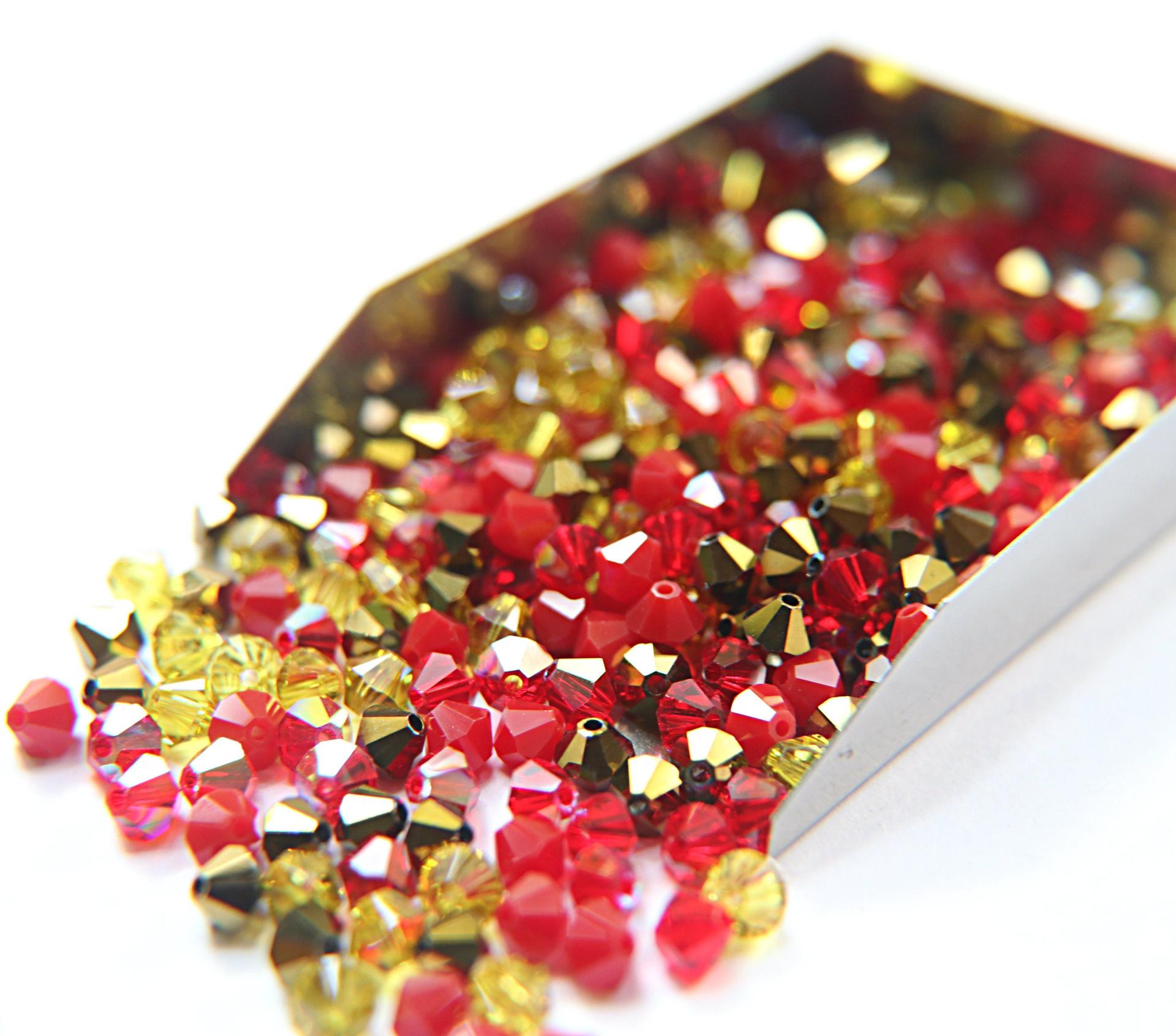 5mm Dragon Designer Mixes Swarovski Bicone beads 12/36/72/144/432/720 Pieces jewelry making, embroidery materials, mix beads, carft supply
