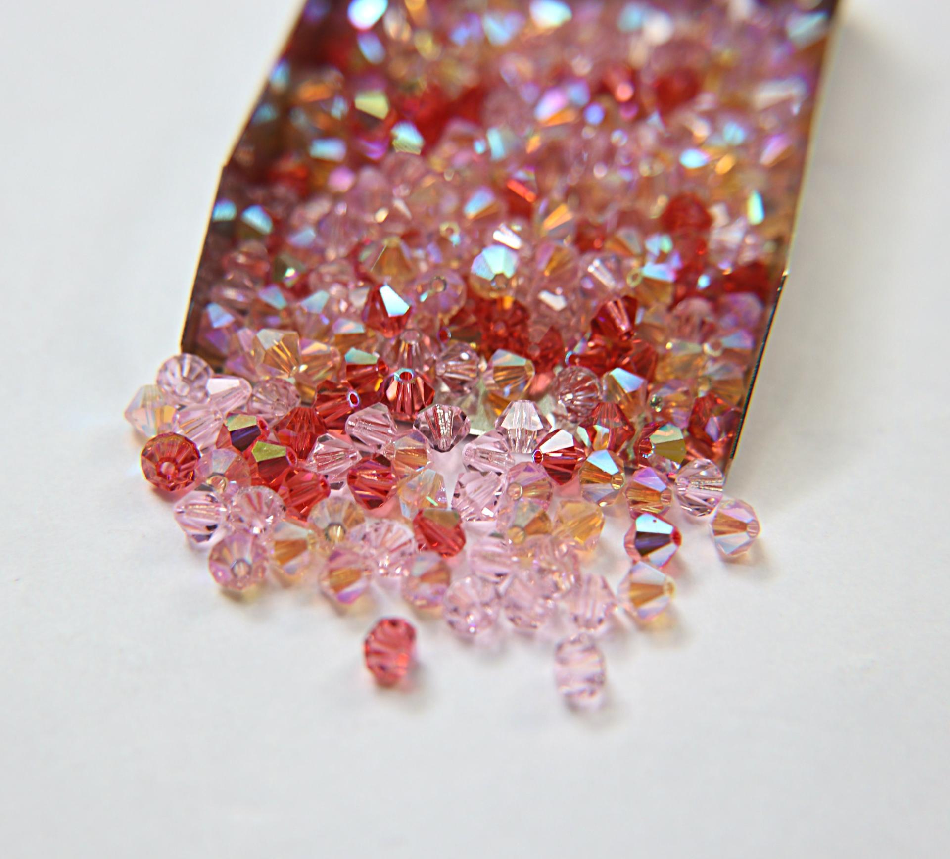 5mm Lotus Designer Mixes Swarovski Bicone beads 12/36/72/144/432/720 Pieces jewelry making, embroidery materials, mix beads, craft supply