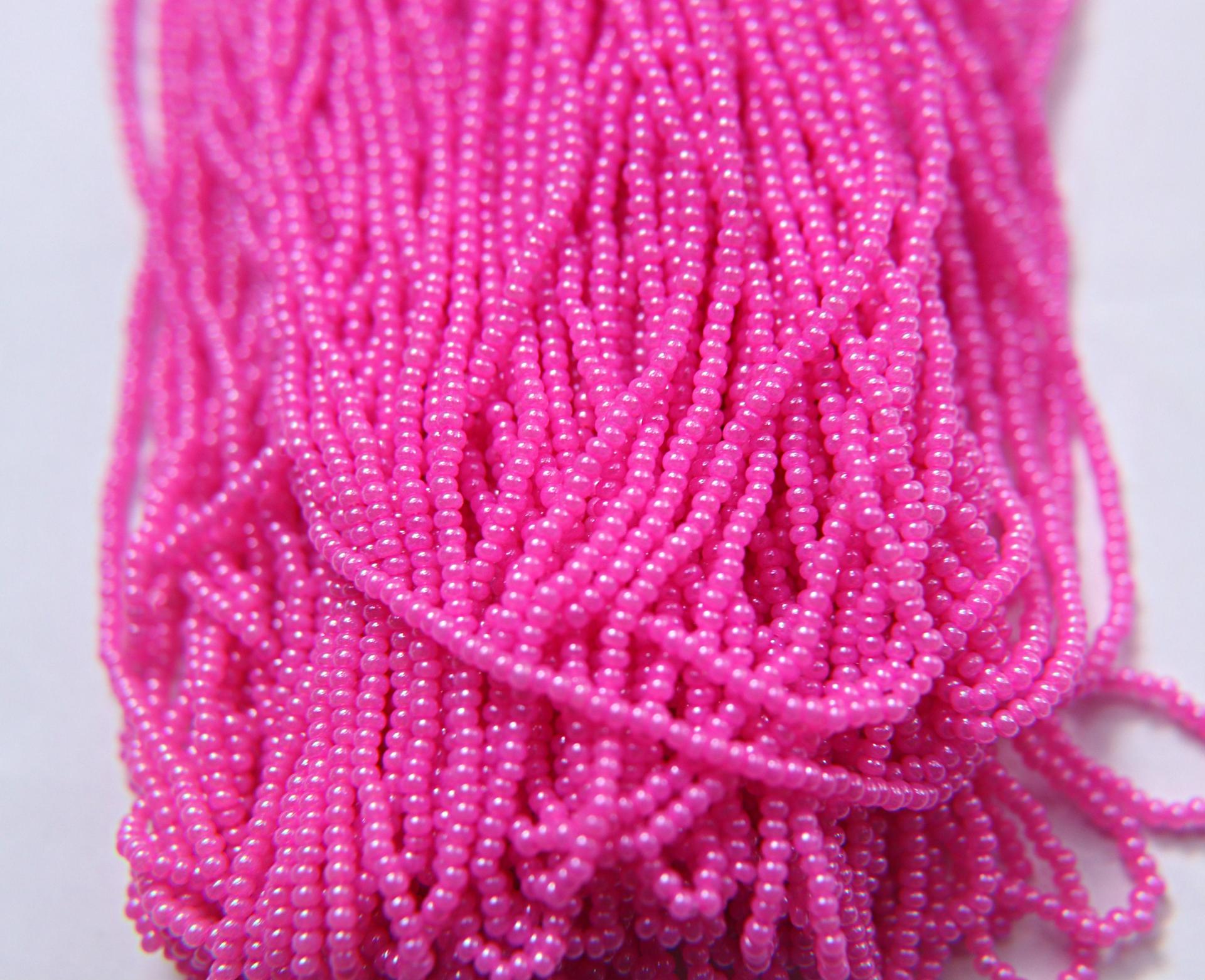 11/0 Czech Seed Bead Lustered Pink 1/5/25/50/100 Full hanks Preciosa Ornella loose beads, mix beads, embroidery materials, craft supplies