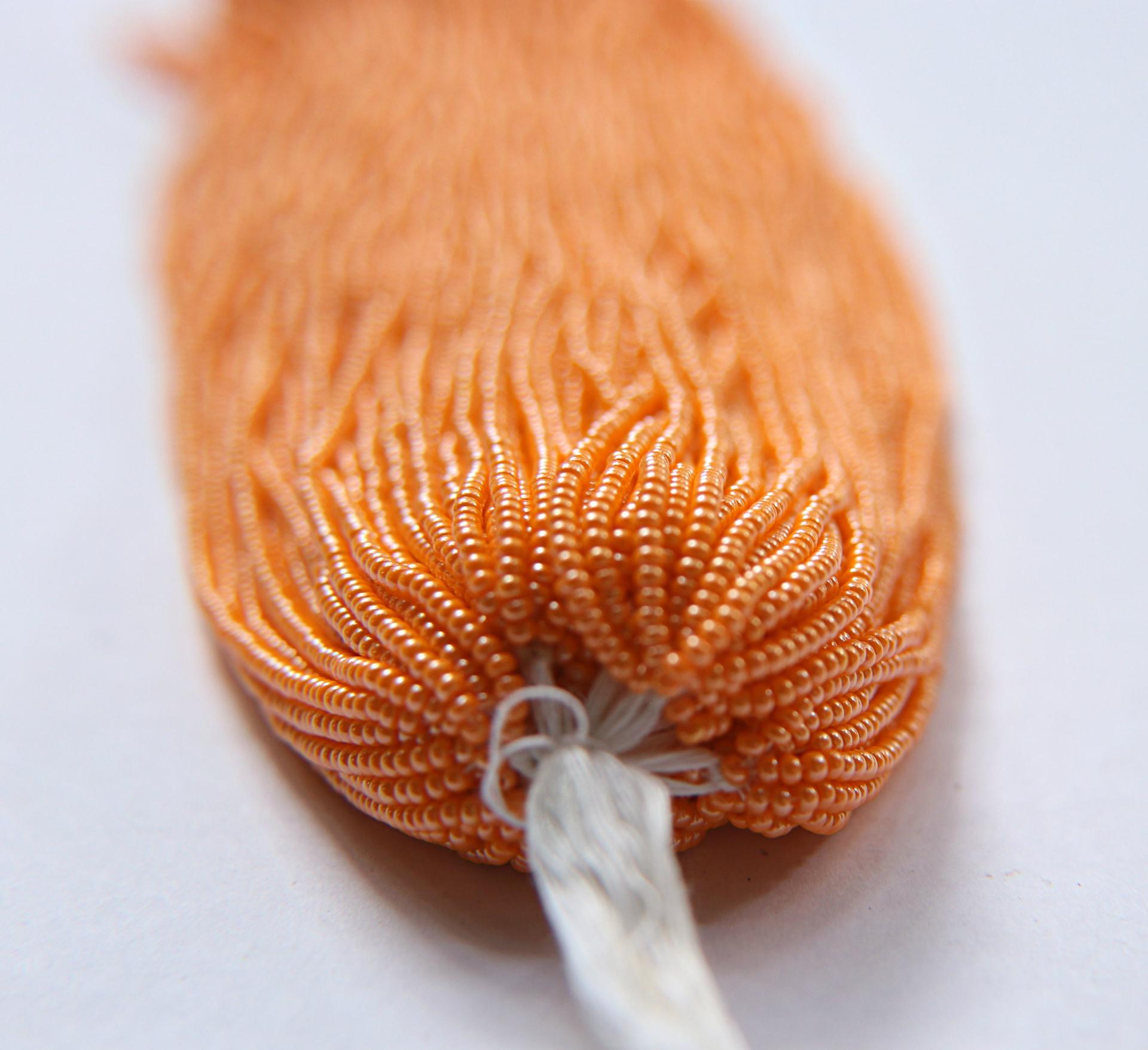 11/0 Czech Seed Bead Light Orange Luster 1/5/25/50/100 Full hanks Preciosa Ornella loose beads, mix beads, embroidery materials, craft