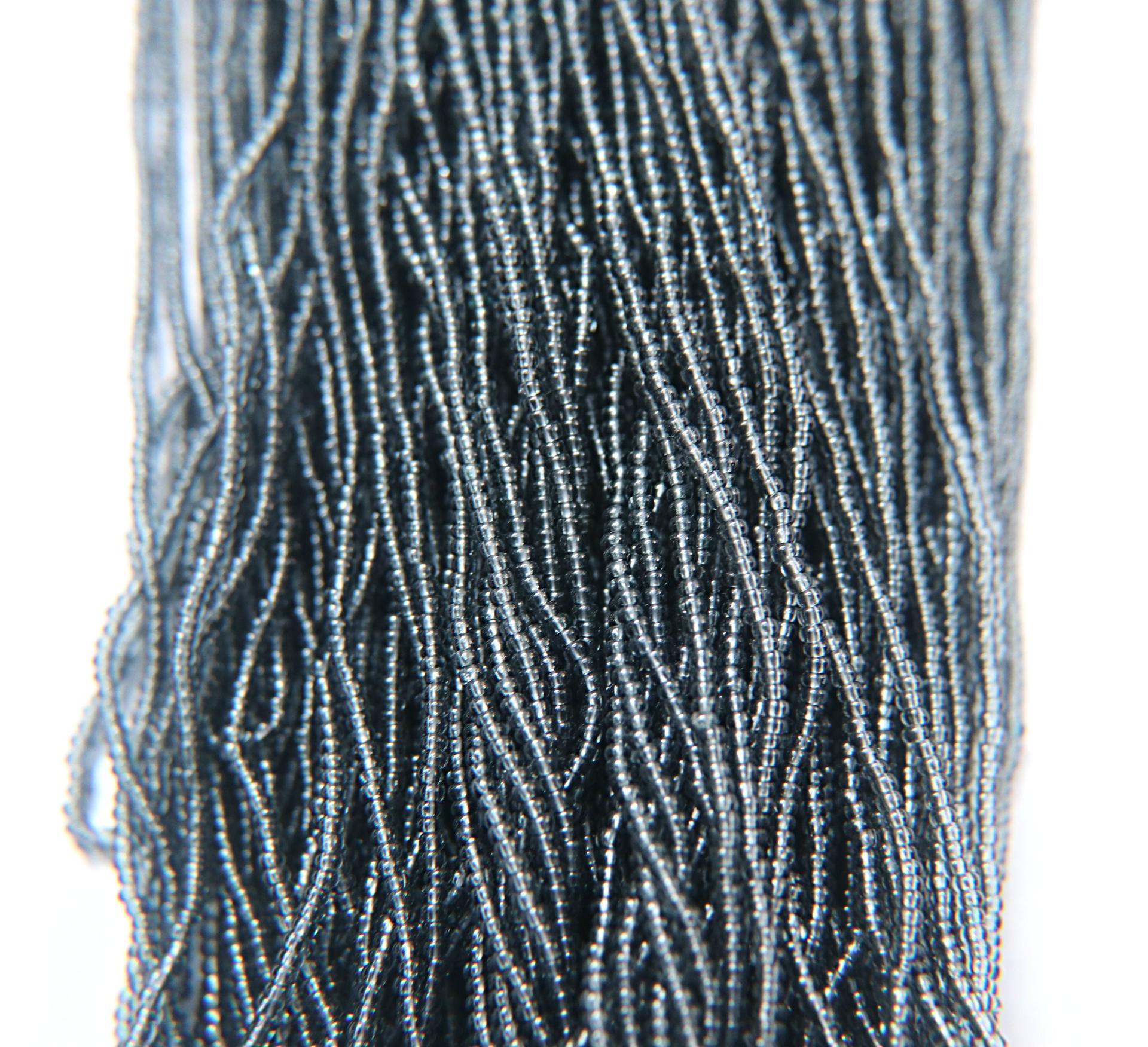 11/0 Czech Seed Bead Transparent Black Diamond 1/5/25/50/100 Full hanks Preciosa Ornella loose beads, mix beads, embroidery materials