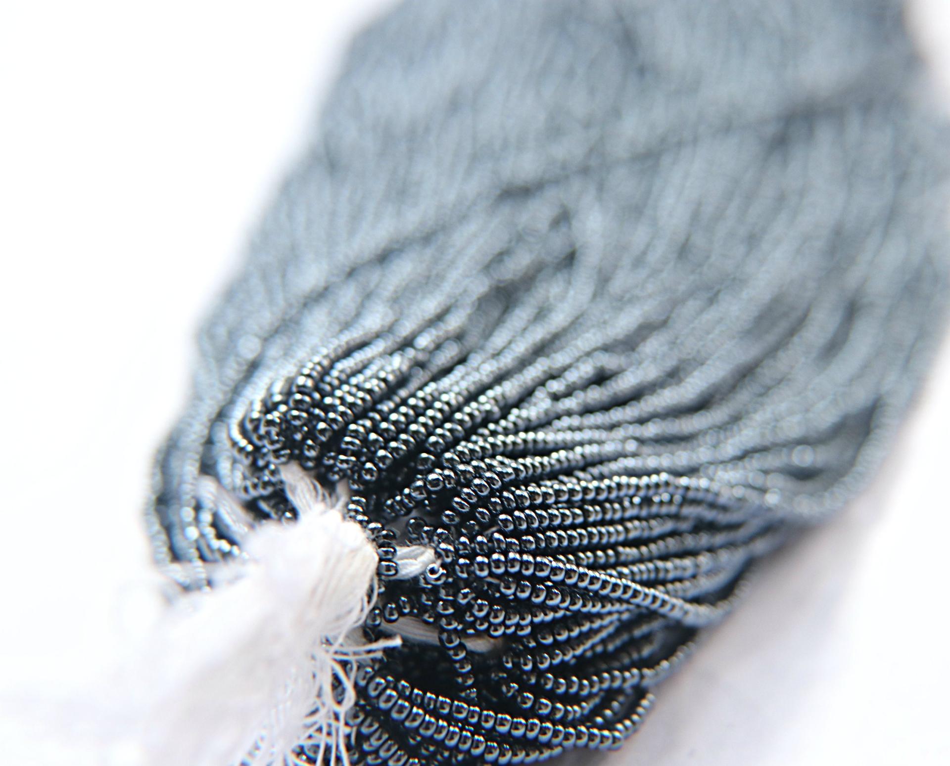 11/0 Czech Seed Bead Gunmetal Metallic 1/5/25/50/100 Full hanks Preciosa Ornella loose beads, mix beads, embroidery materials, native supply