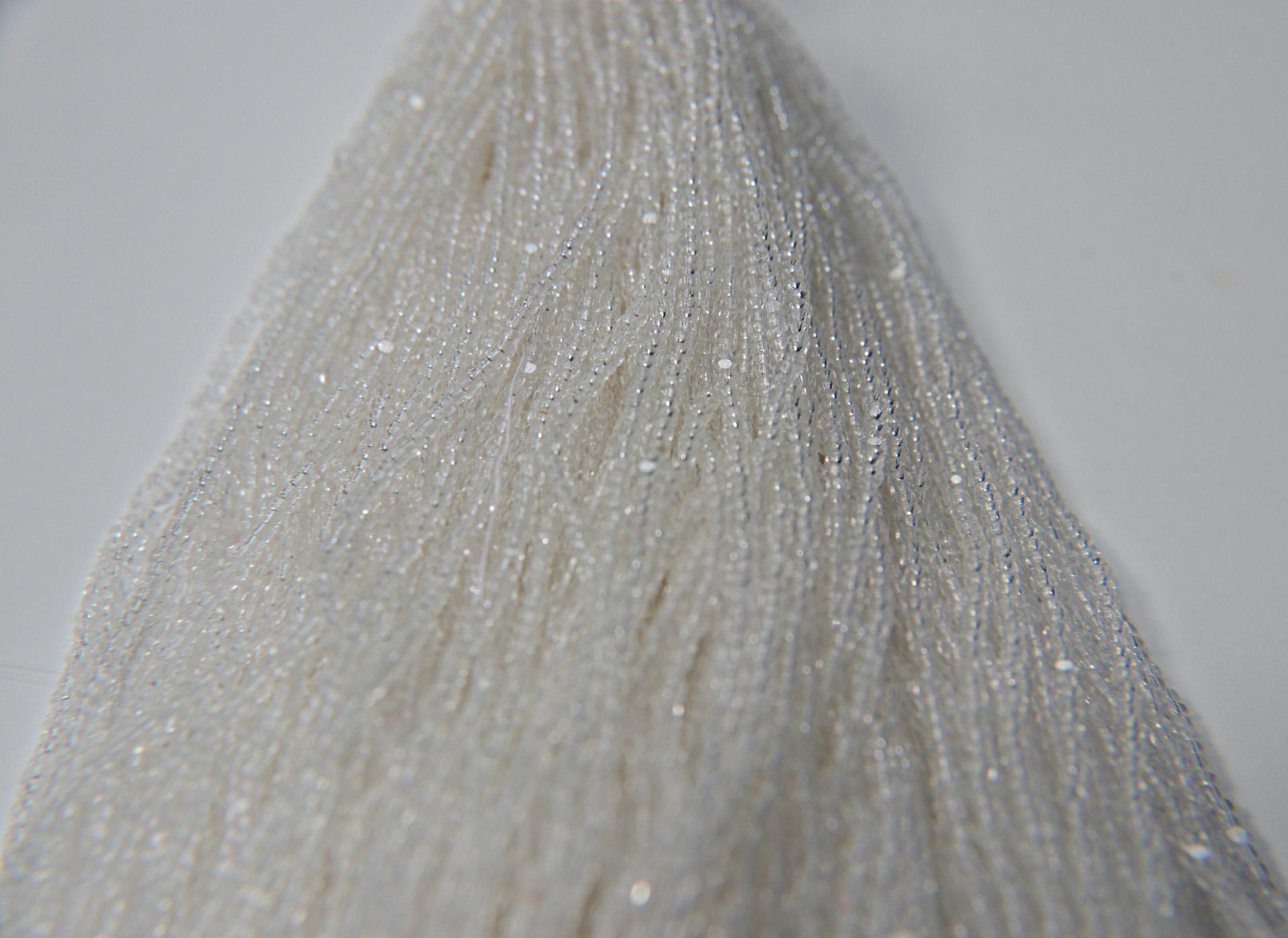 8/0 Charlotte Cut Beads Crystal Transparent 10/20/50/250/500 Grams glass beads, jewelry supply, vintage findings, craft supply, rare beads