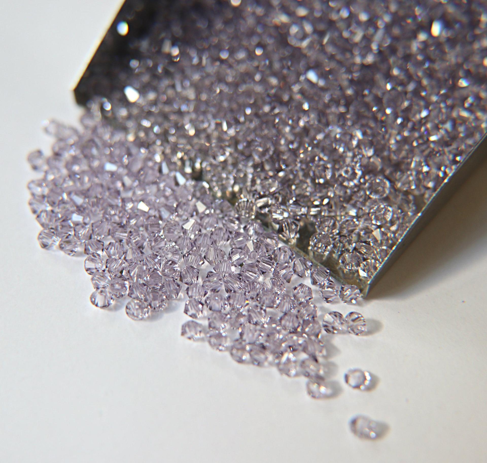 3mm Smoky Mauve Swarovski Bicone loose beads 36/72/144/432/720 Pieces (515) jewelry making, embroidery materials