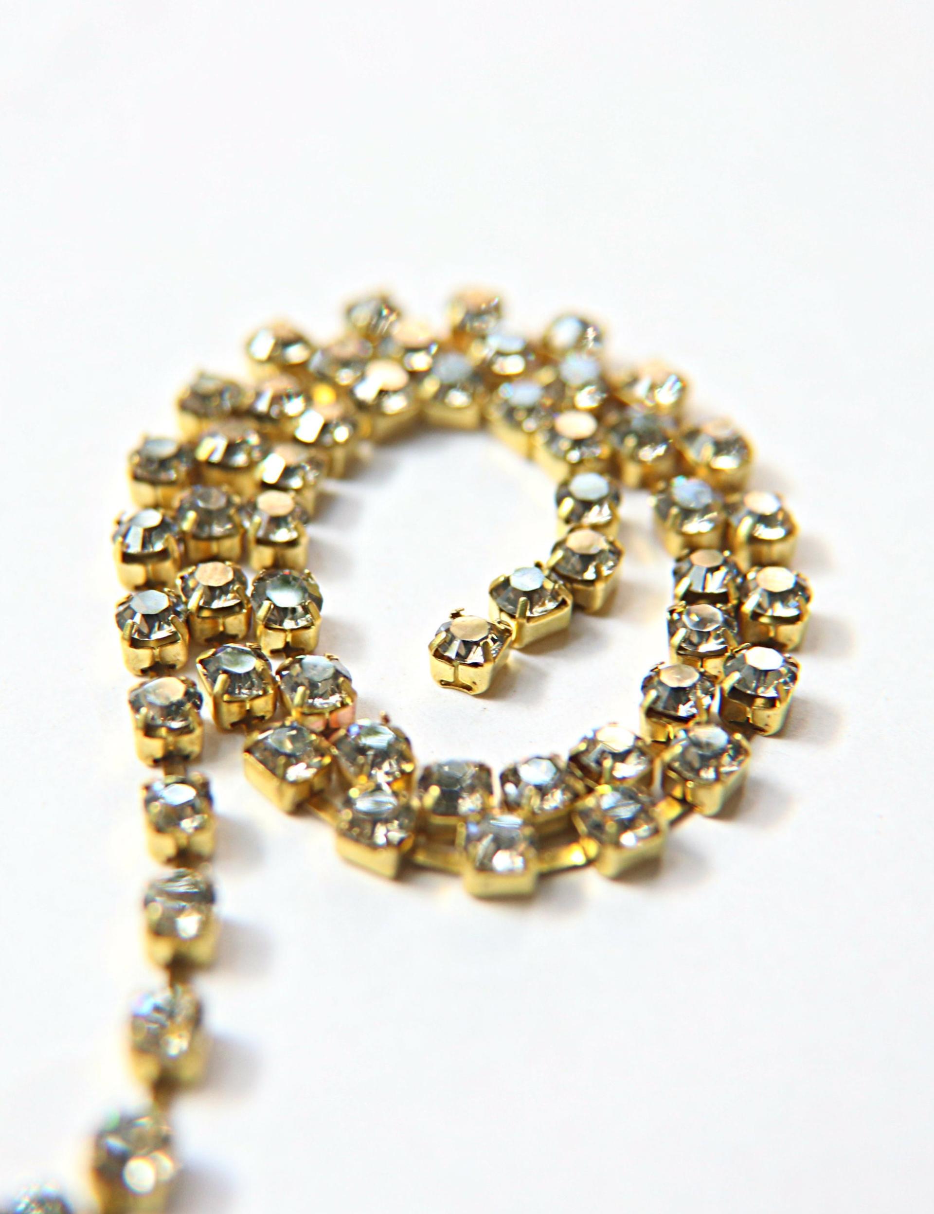 18ss Swarovski Rhinestone Chain in Crystal Silver Shade 0.5/1/2/5 Meters Bridal Supplies, Jewelry, vintage findings, embroidery materials