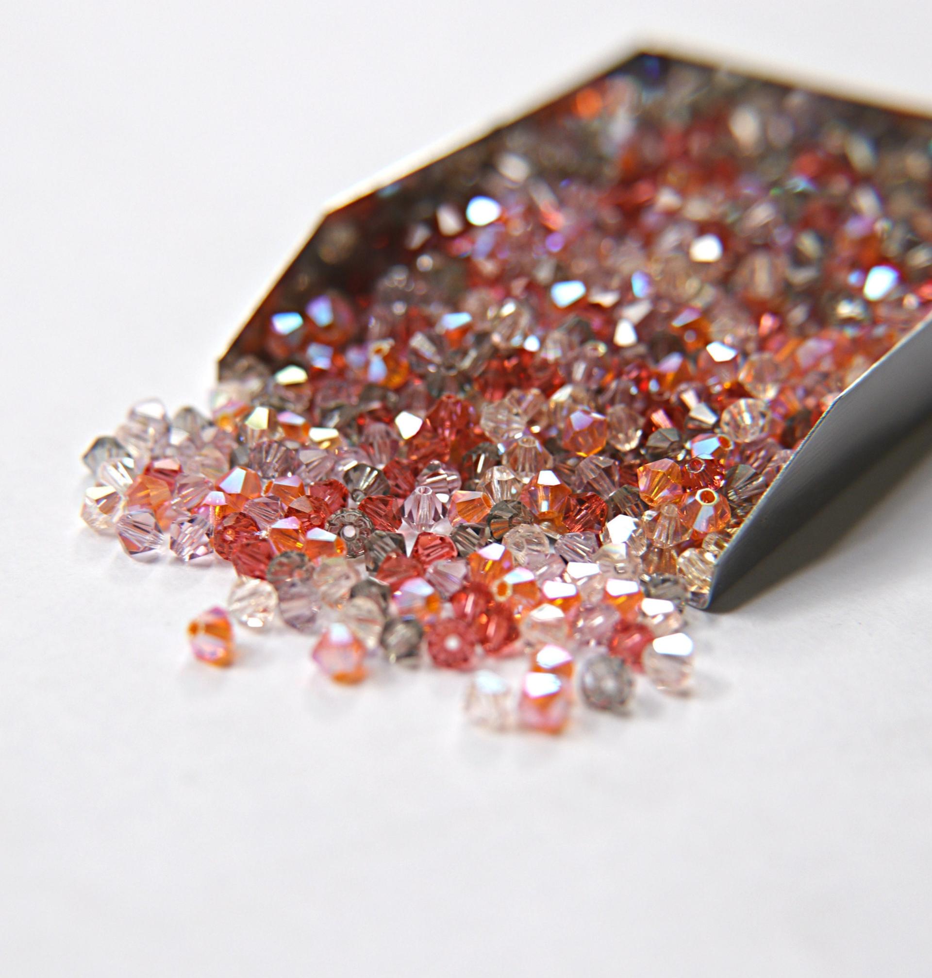 4mm Tulip Designer Mixes Swarovski Bicone beads 36/72/144/432/720 Pieces loose beads, mix rare beads, embroidery materials, craft supplies