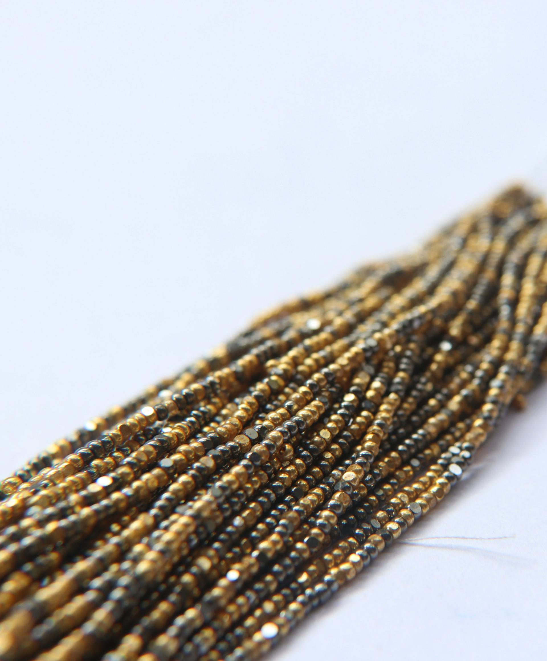 11/0 Hanks Charlotte Cut Beads Metallic Gold Patina 1/5/25/50/100 Hanks 2.0mm jewellery rare glass beads, jewelry supply, findings, craft