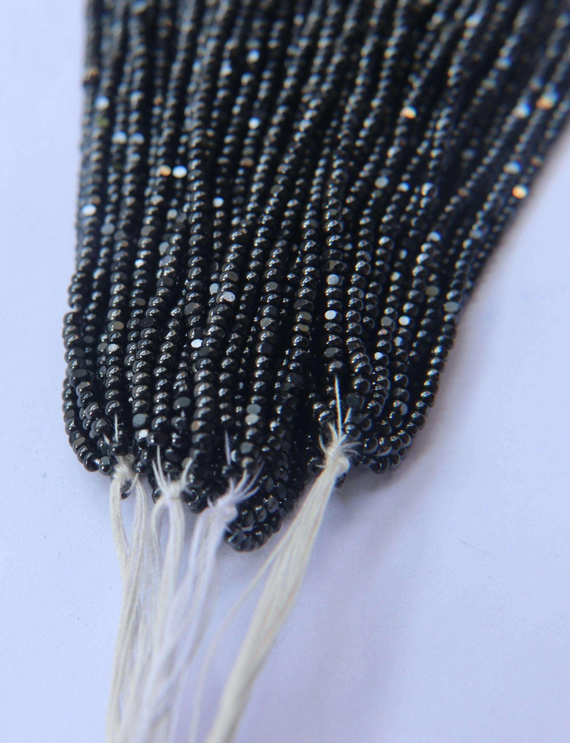 11/0 Hanks Charlotte Cut Beads Jet Hematite Metallic 1/5/25/50/100 Hanks 2.0mm glass beads, jewelry supply, findings, craft supply, vintage
